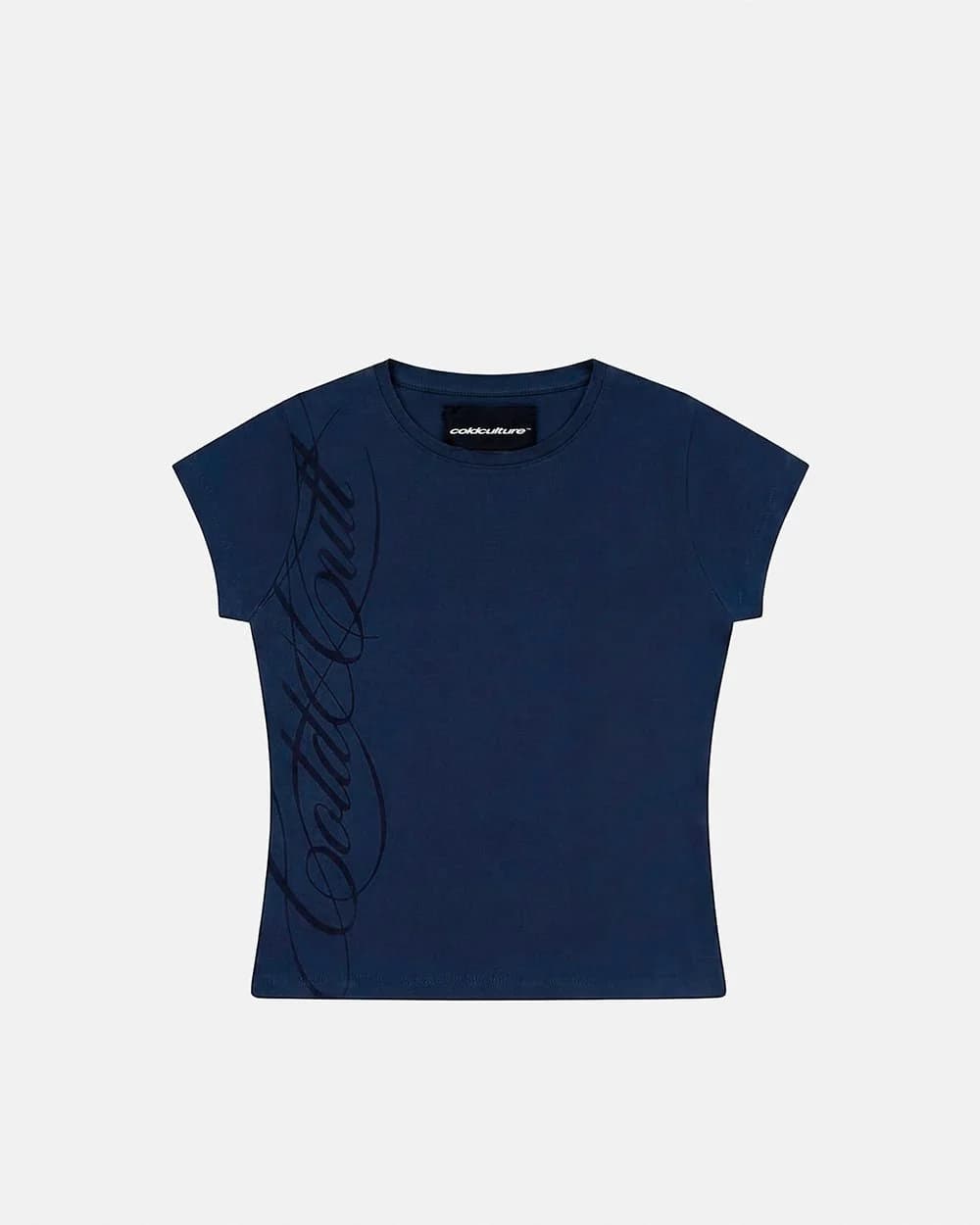 CUT-OUT BABY TEE NAVY 2
