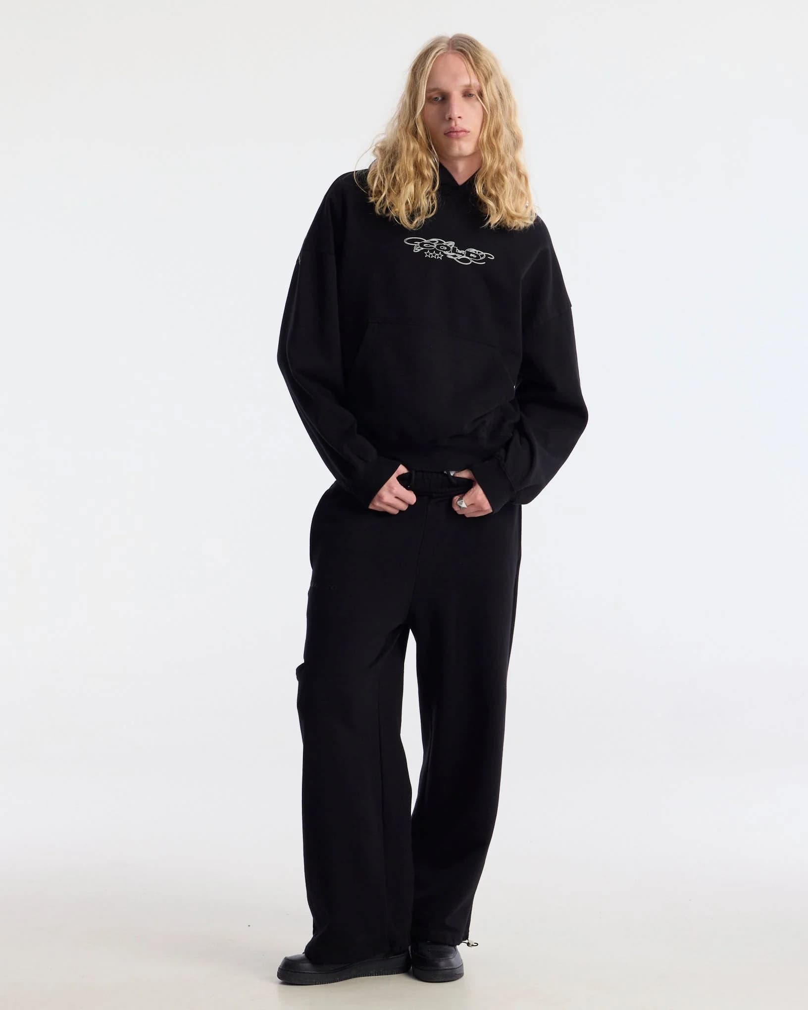 WILD LEOPARD HOODIE BLACK 5