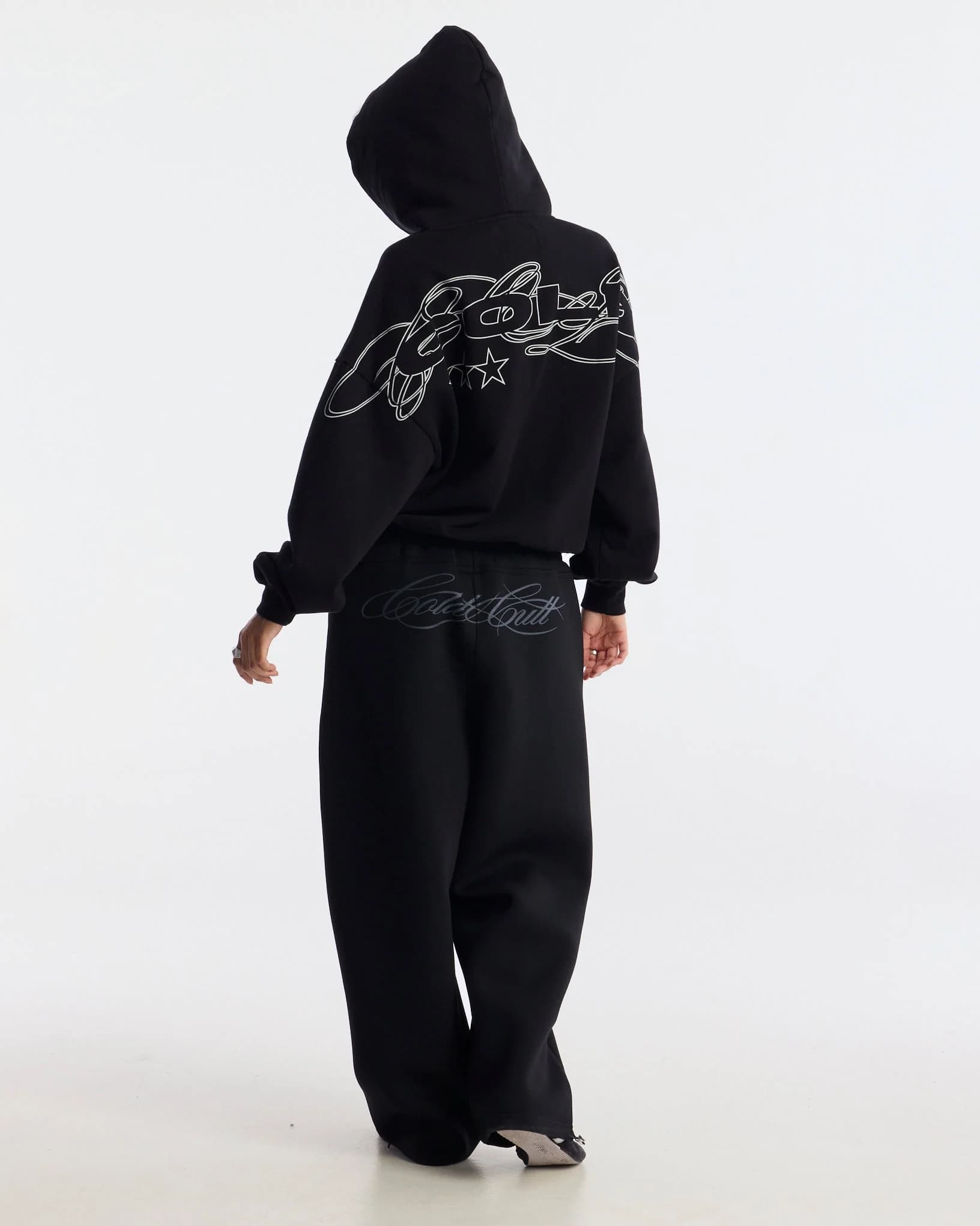 WILD LEOPARD HOODIE BLACK 10