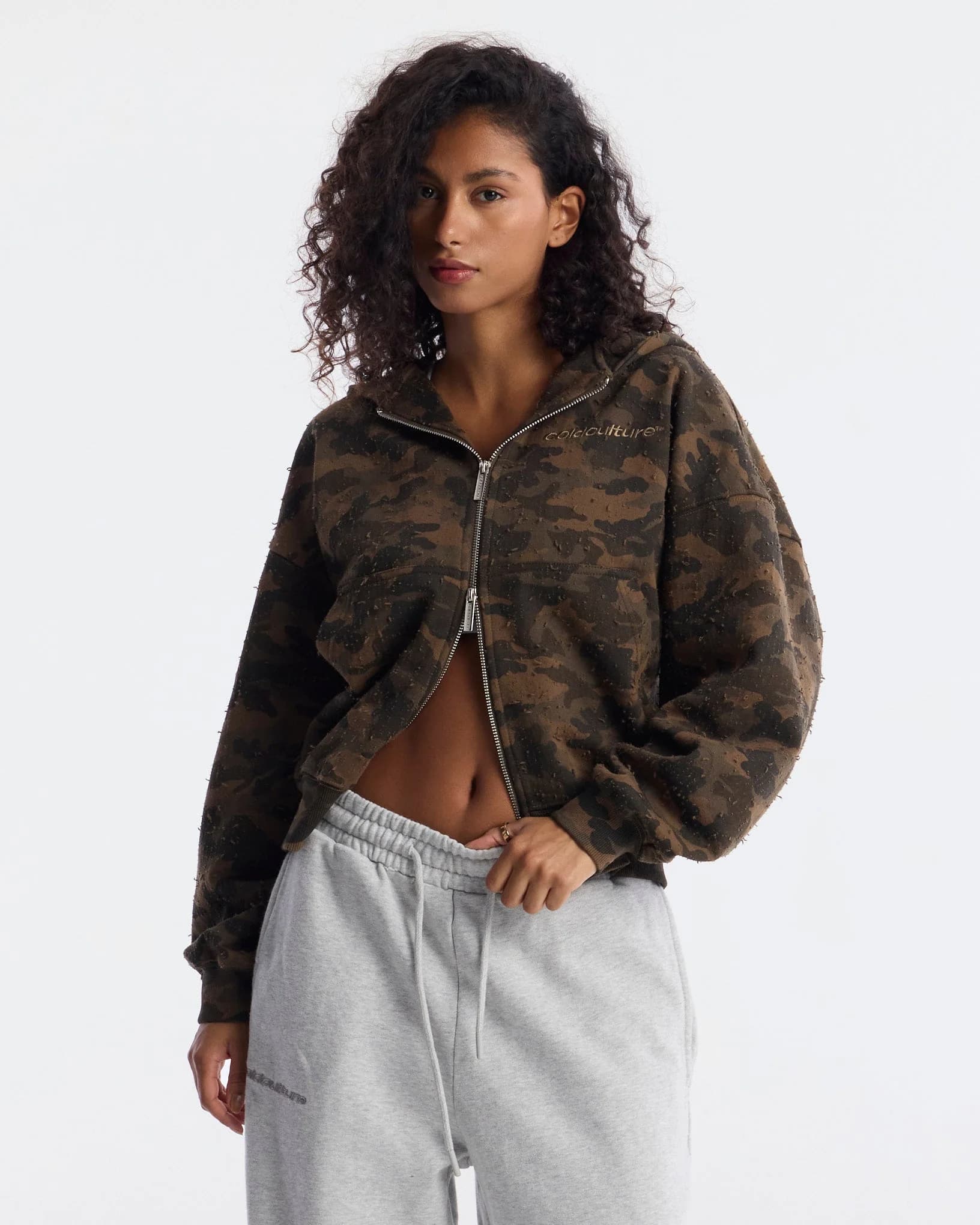 LEAD ZIP HOODIE CAMO 7