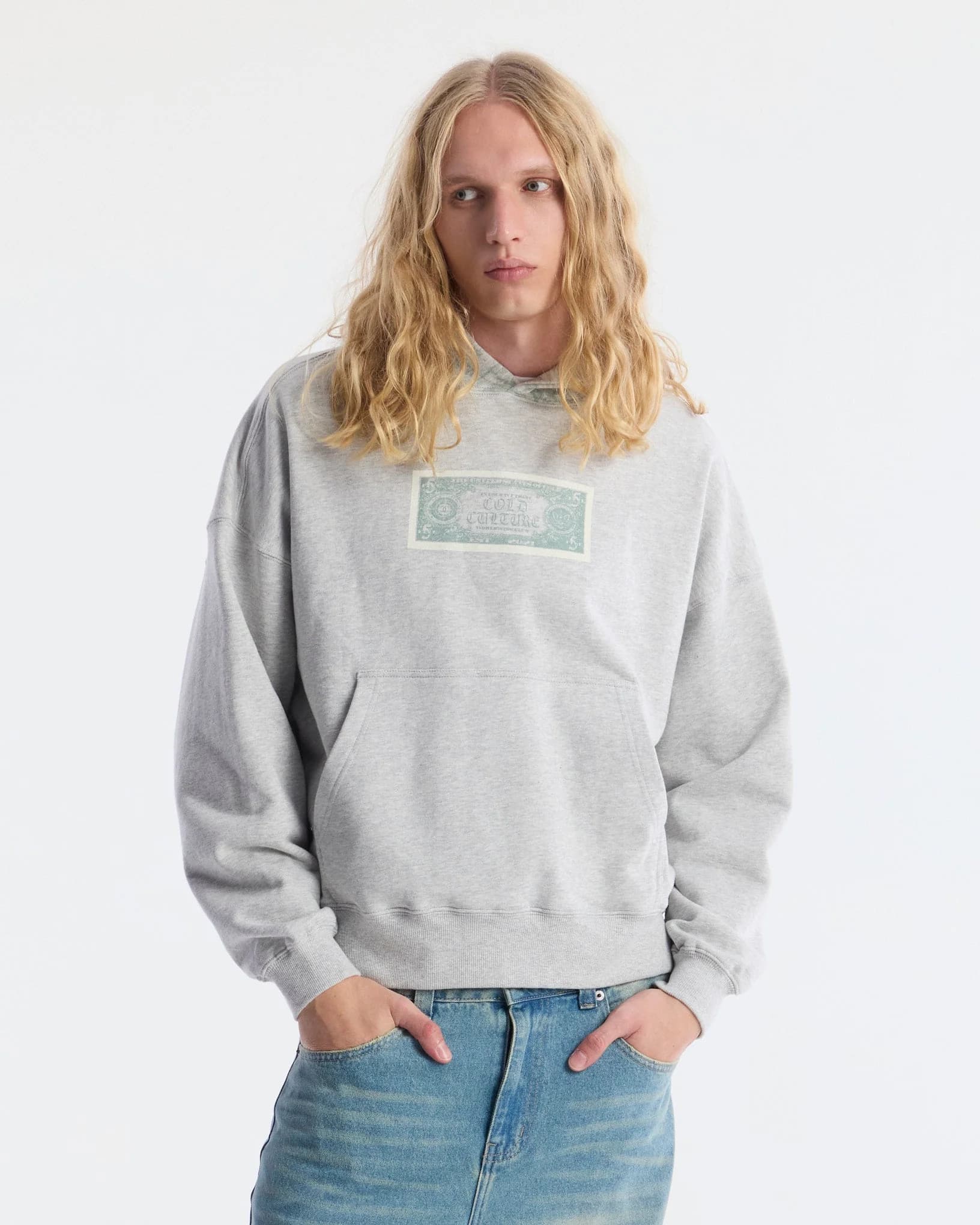 BANDS HOODIE MAN HEATHER GREY 2