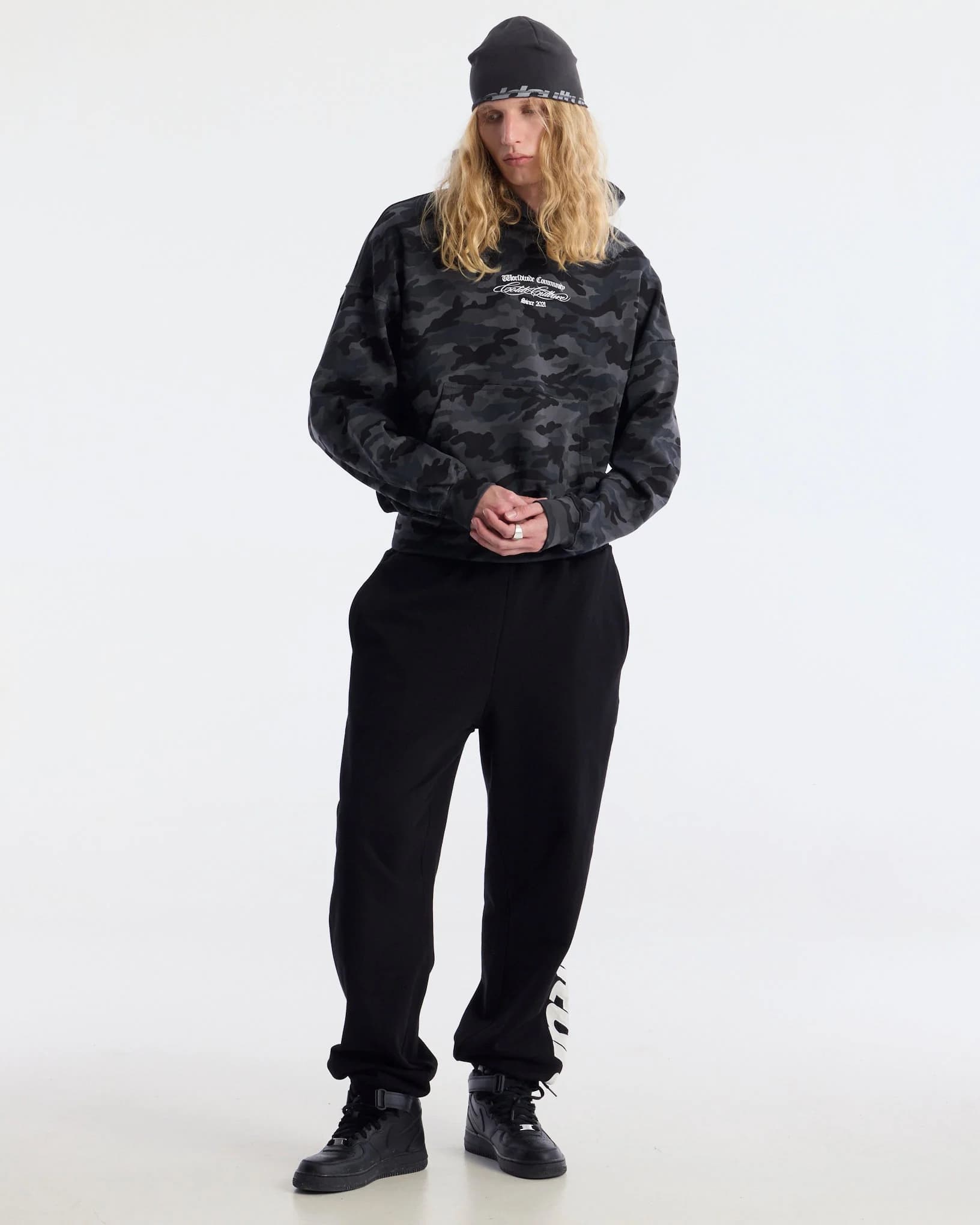 VERTICAL SWEATPANTS BLACK 6