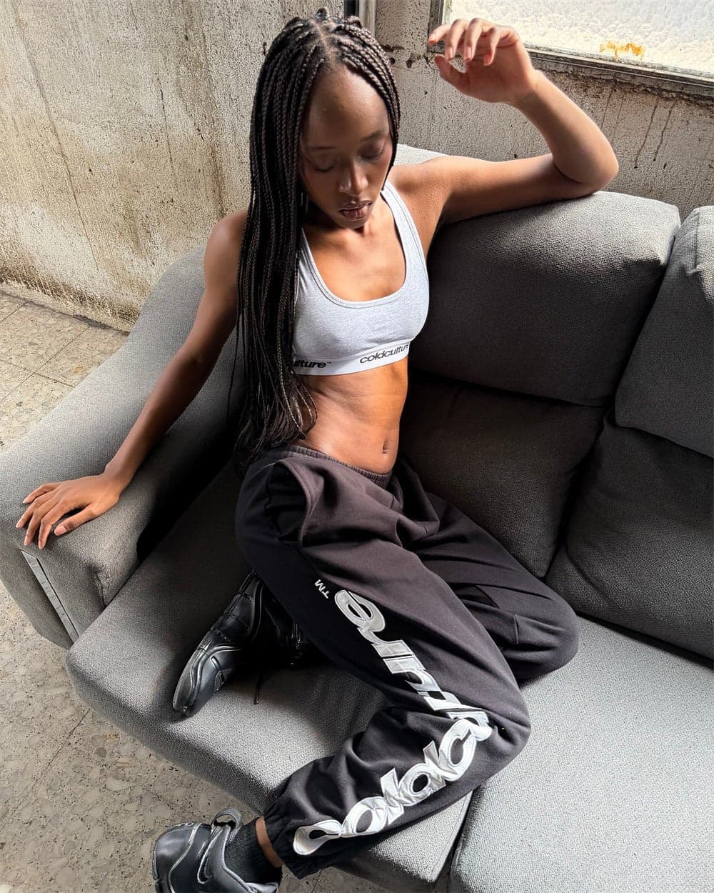 VERTICAL SWEATPANTS BLACK 8