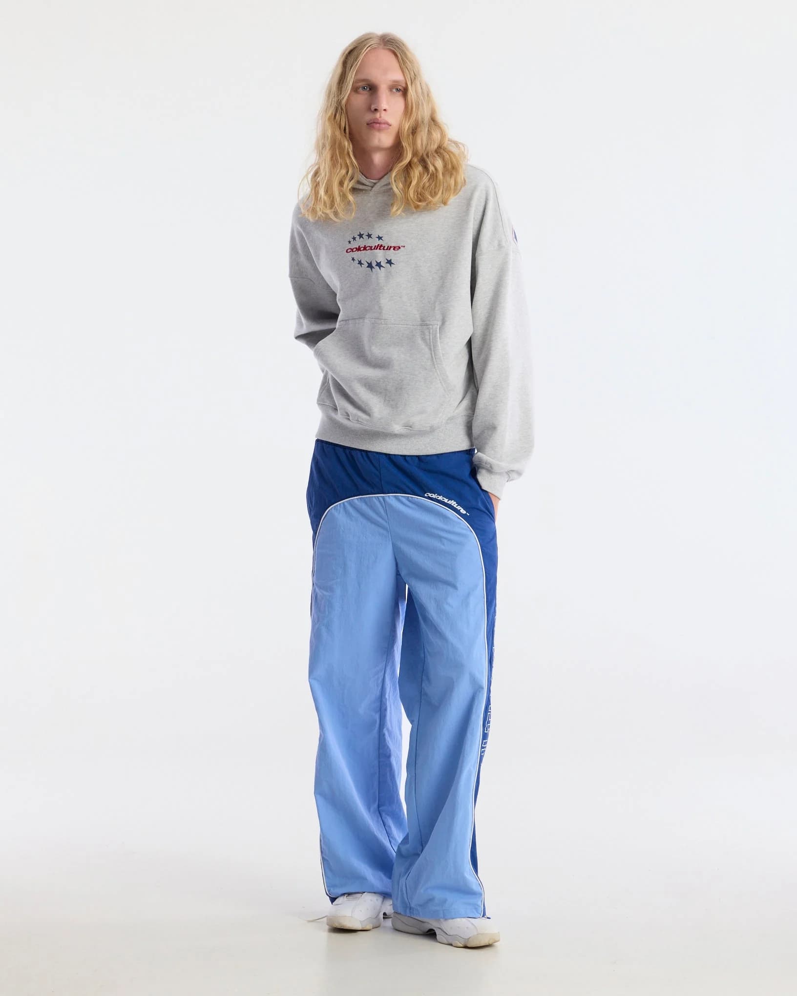 OVERCUT SWEATPANTS BLUE 5