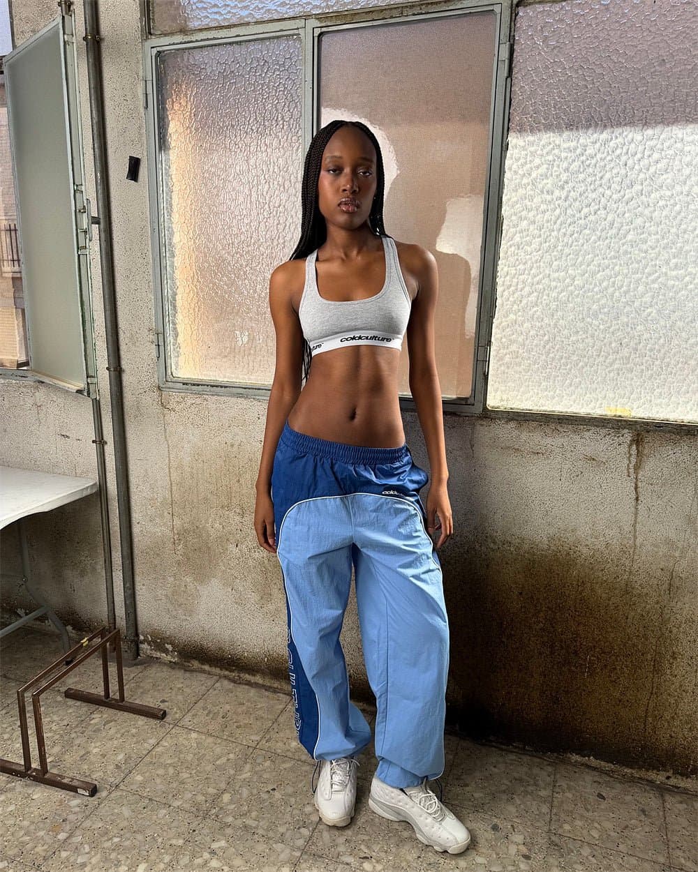 OVERCUT SWEATPANTS BLUE 12