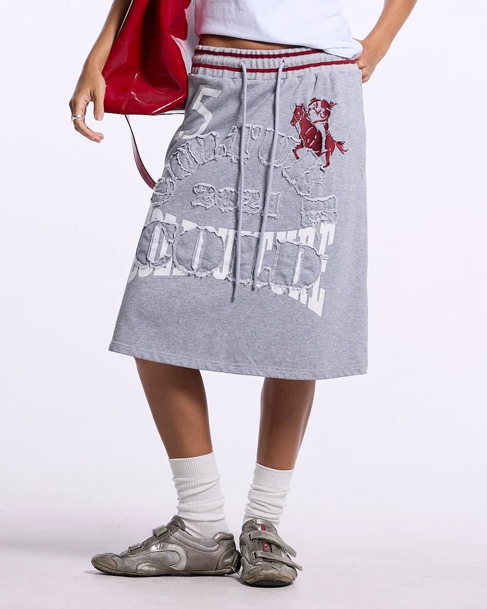 SWING SKIRT HEATHER GREY by COLD CULTURE