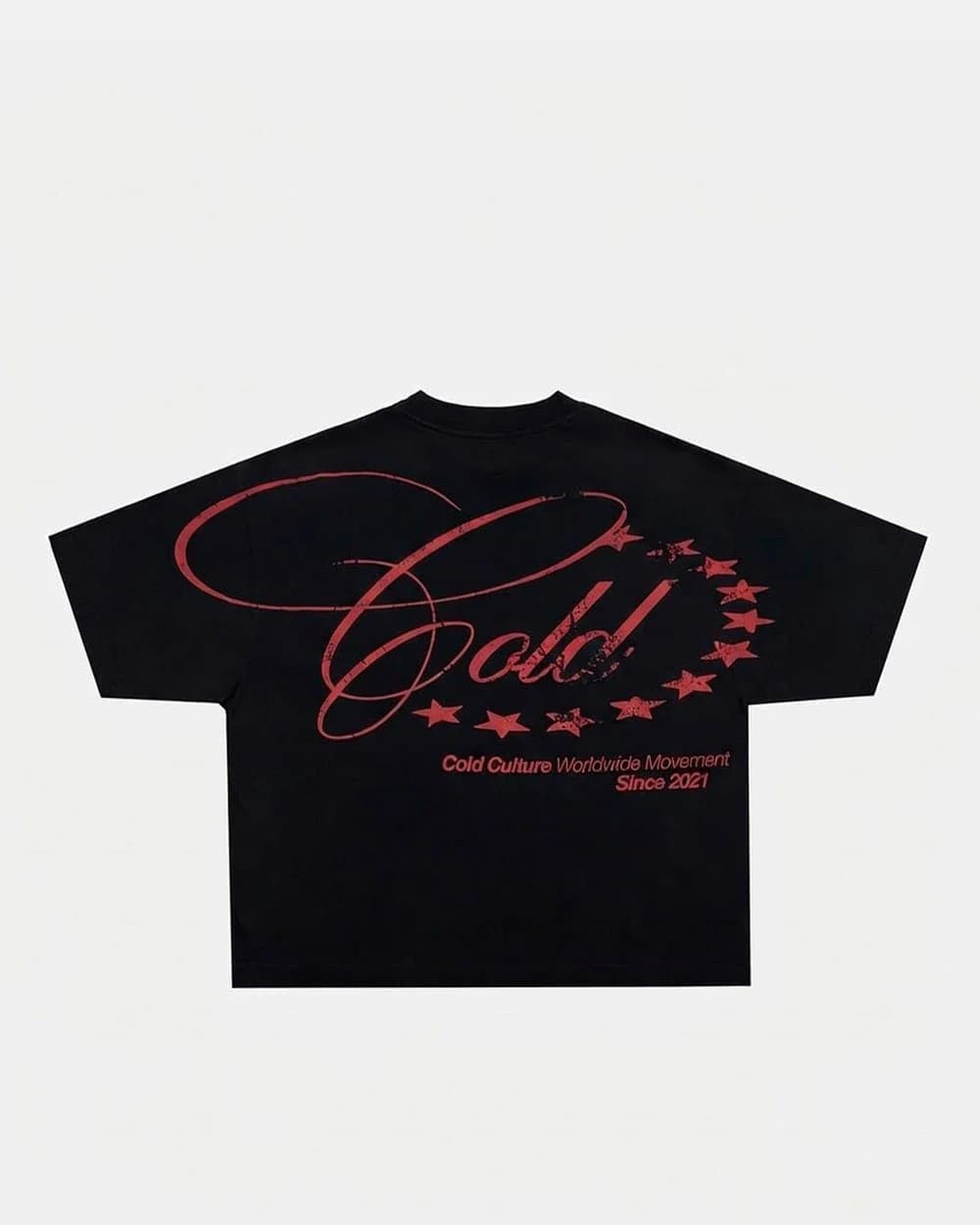WORLDWIDE STARS TEE BLACK by COLD CULTURE