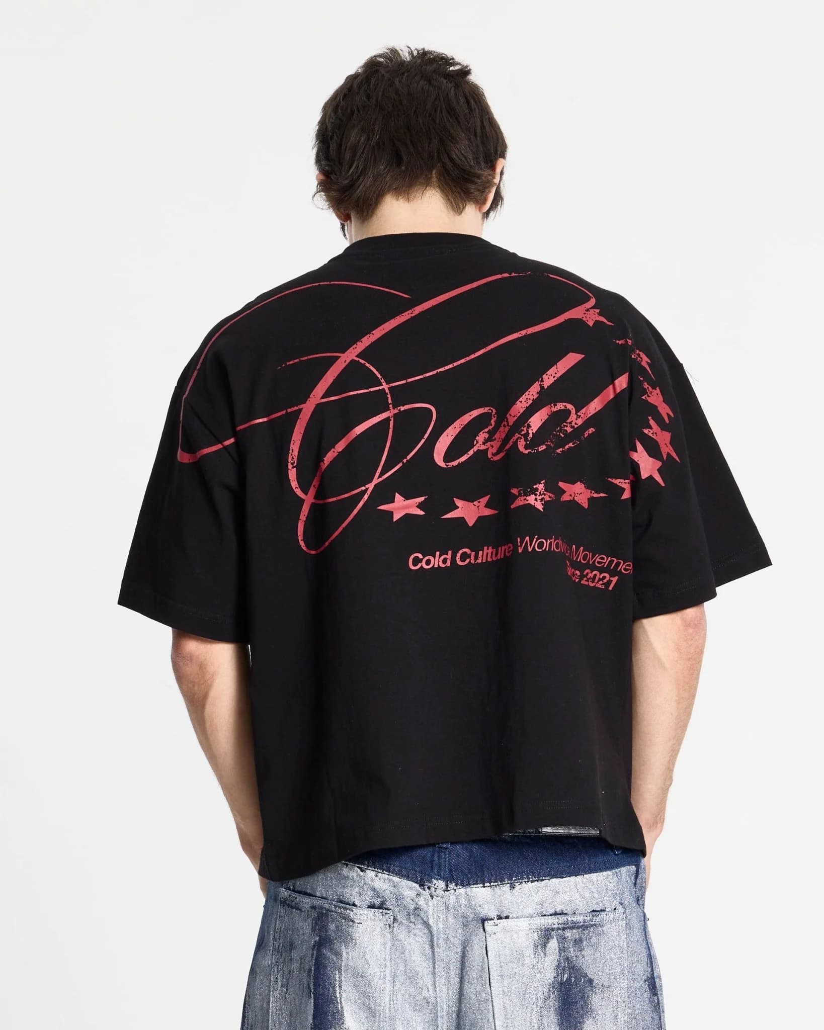 WORLDWIDE STARS TEE BLACK 2