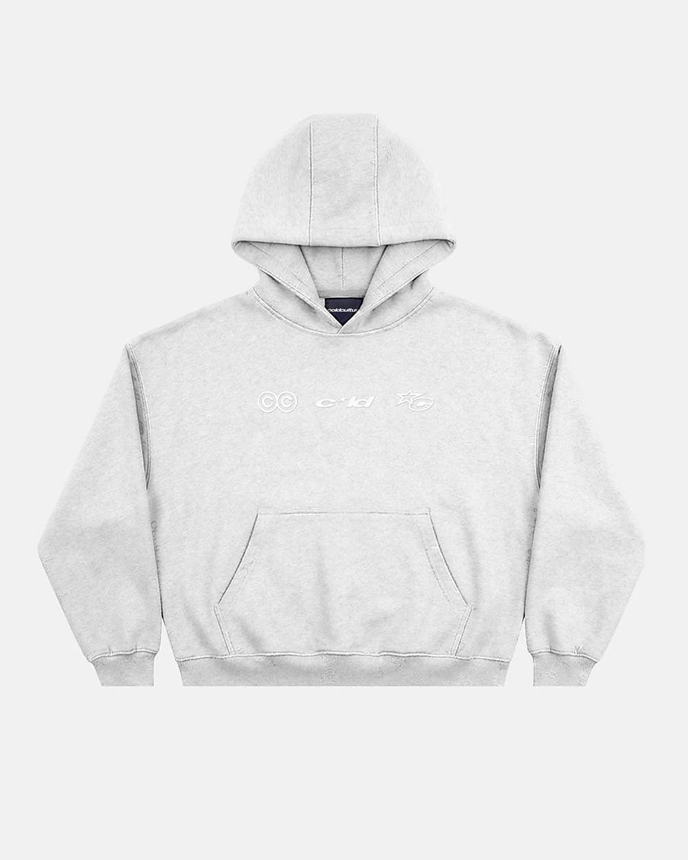 VERTICAL HOODIE HEATHER GREY 3