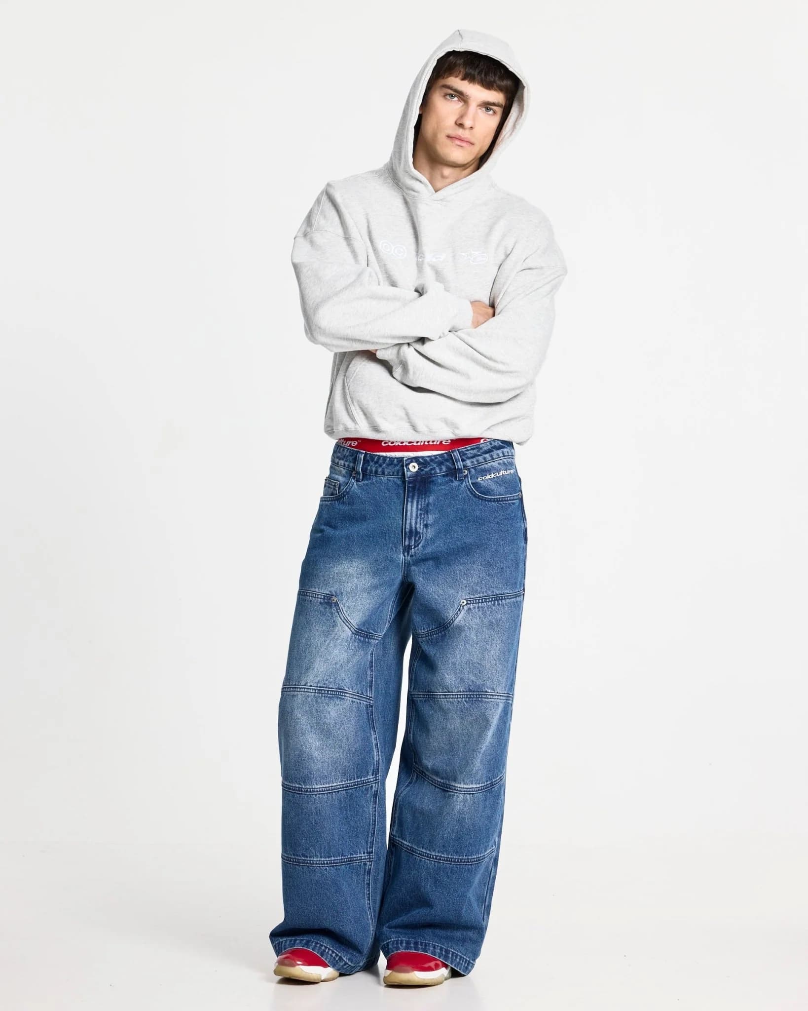 VERTICAL HOODIE HEATHER GREY 6