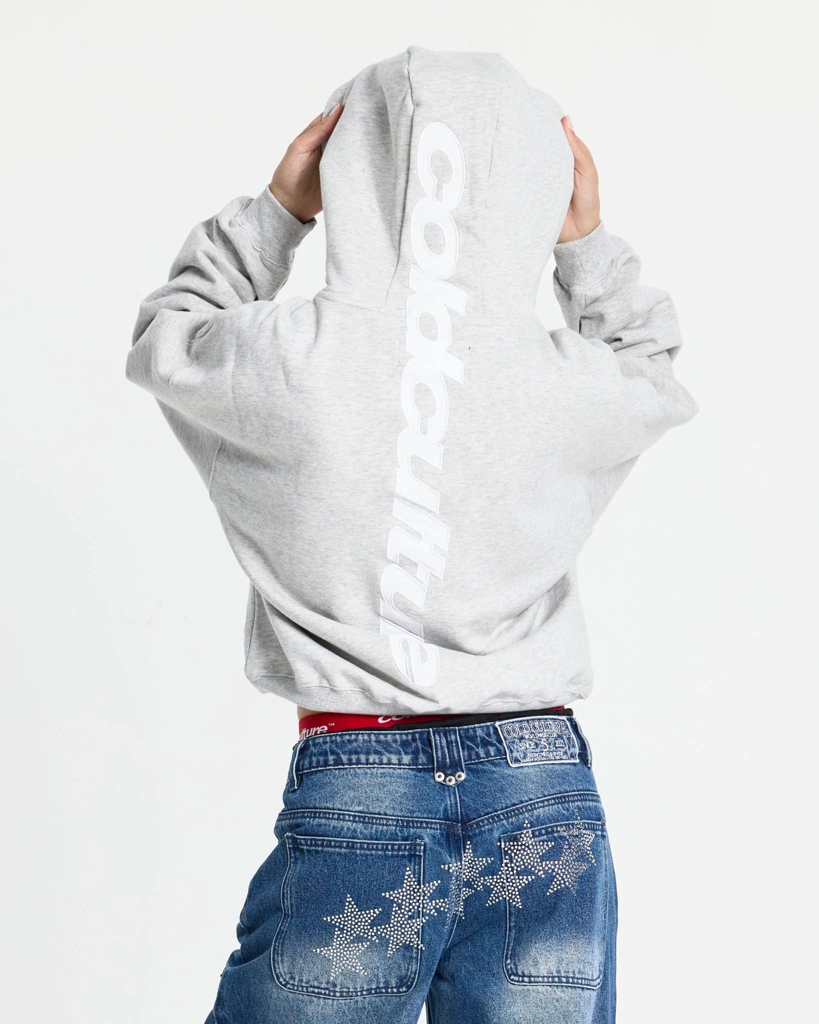 VERTICAL HOODIE HEATHER GREY 7