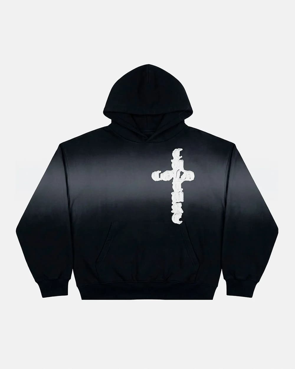 CROSSED HOODIE BLACK by COLD CULTURE