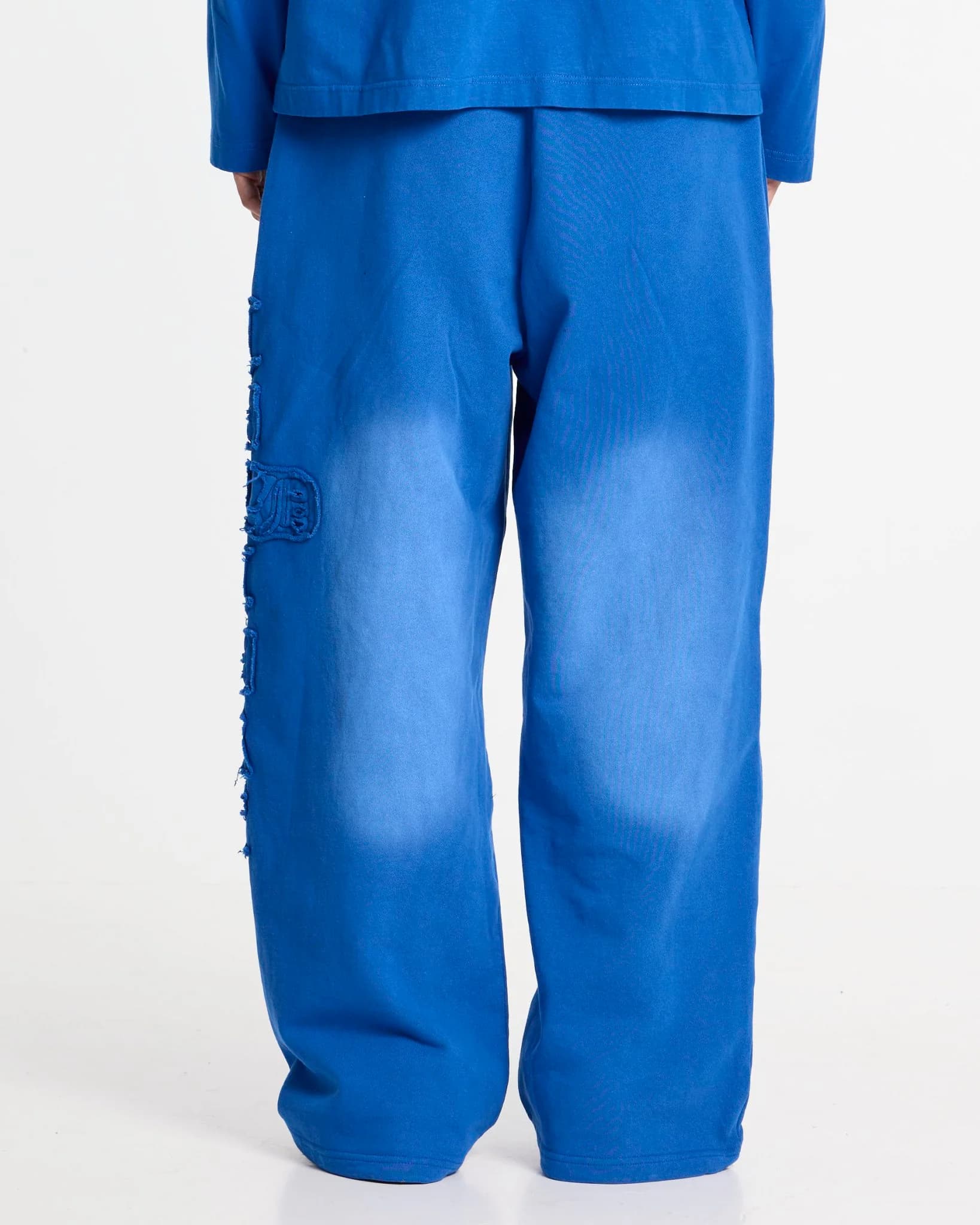CROSSED SWEATPANTS BLUE 3