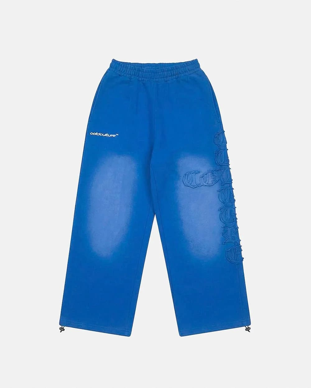 CROSSED SWEATPANTS BLUE 2