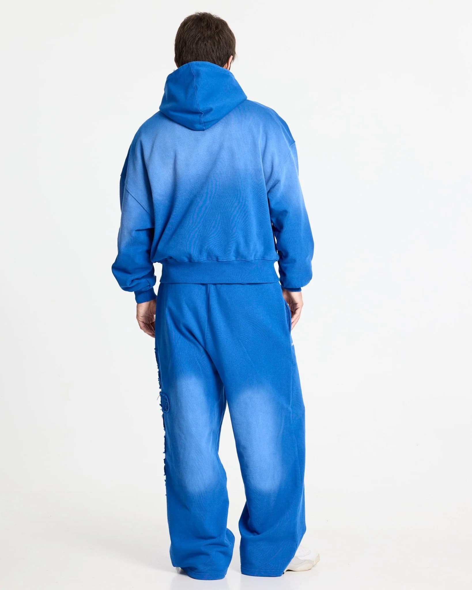 CROSSED SWEATPANTS BLUE 6