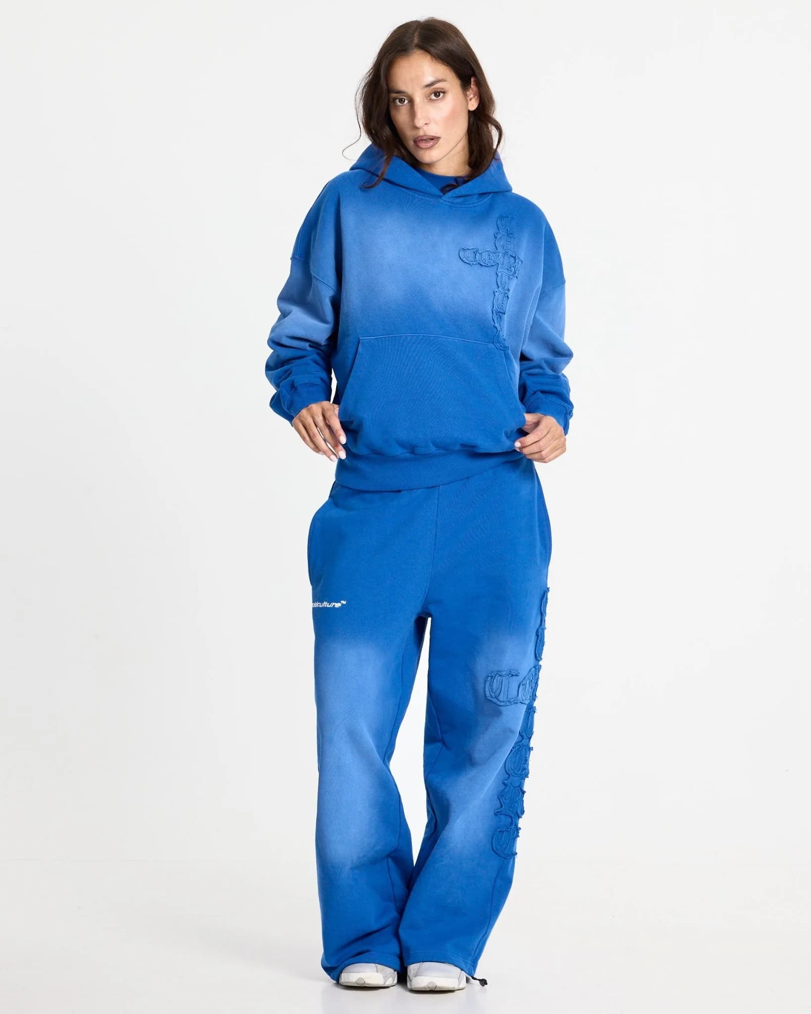 CROSSED SWEATPANTS BLUE 9
