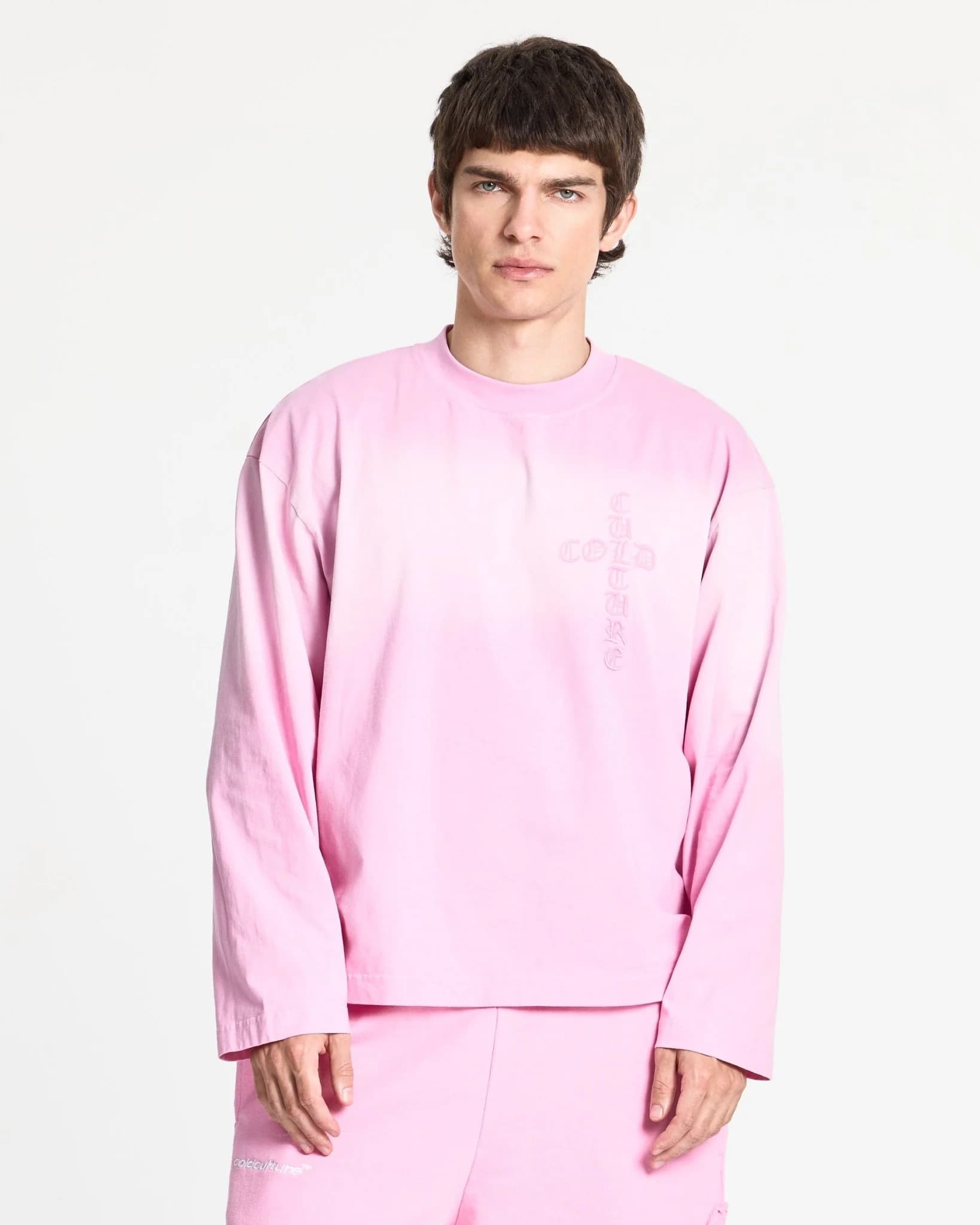 CROSSED LONGSLEEVE PINK 2