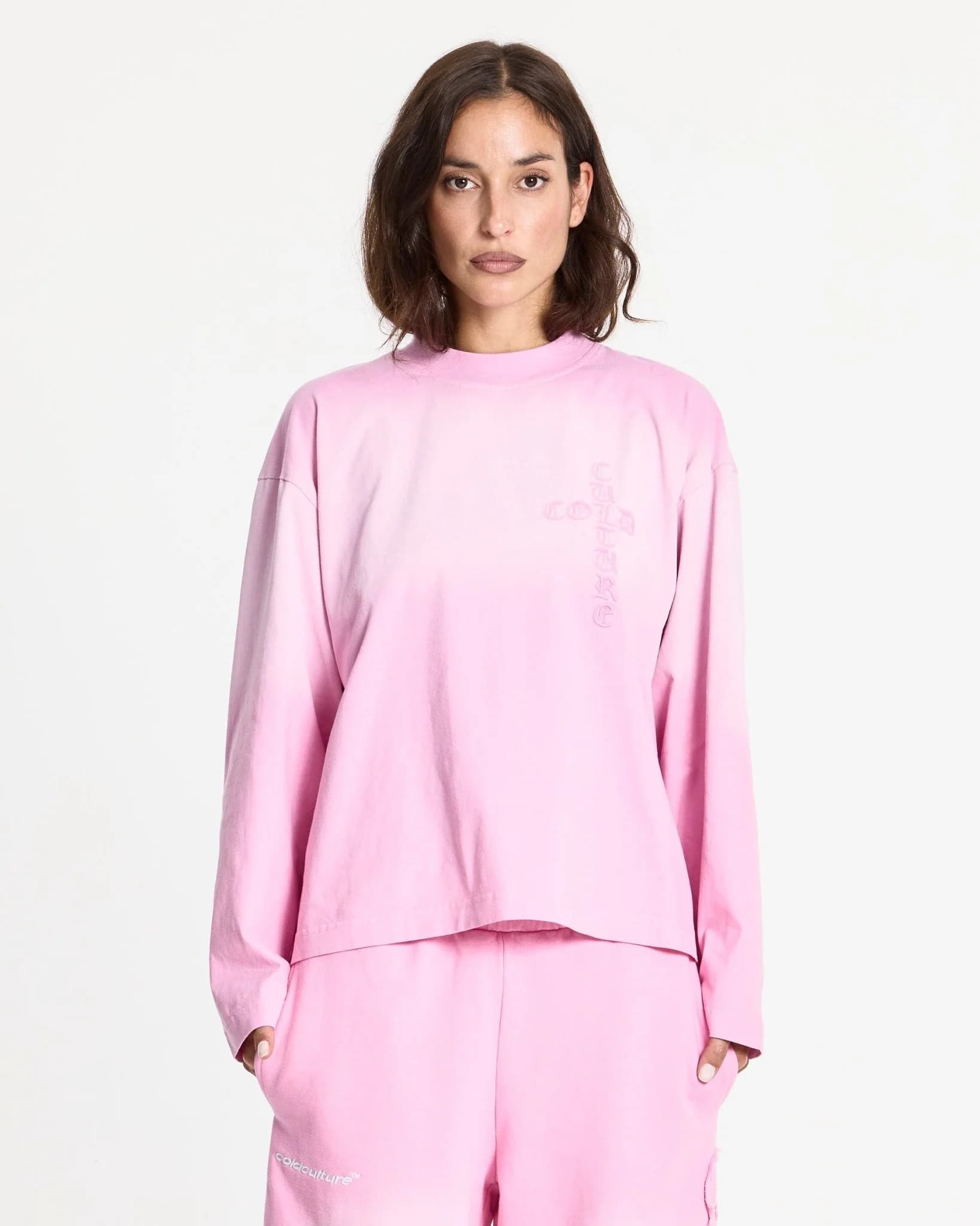 CROSSED LONGSLEEVE PINK 7