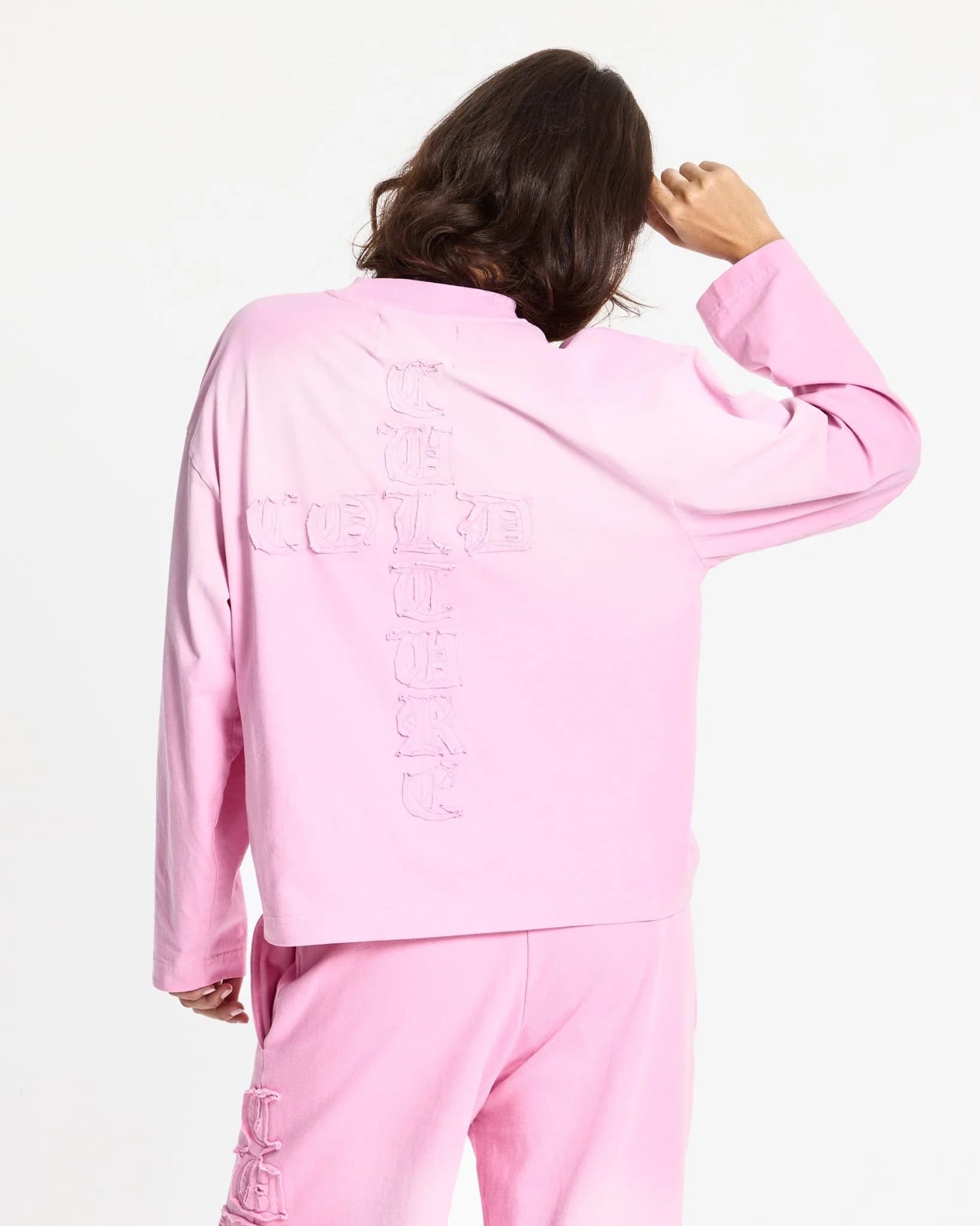 CROSSED LONGSLEEVE PINK 8