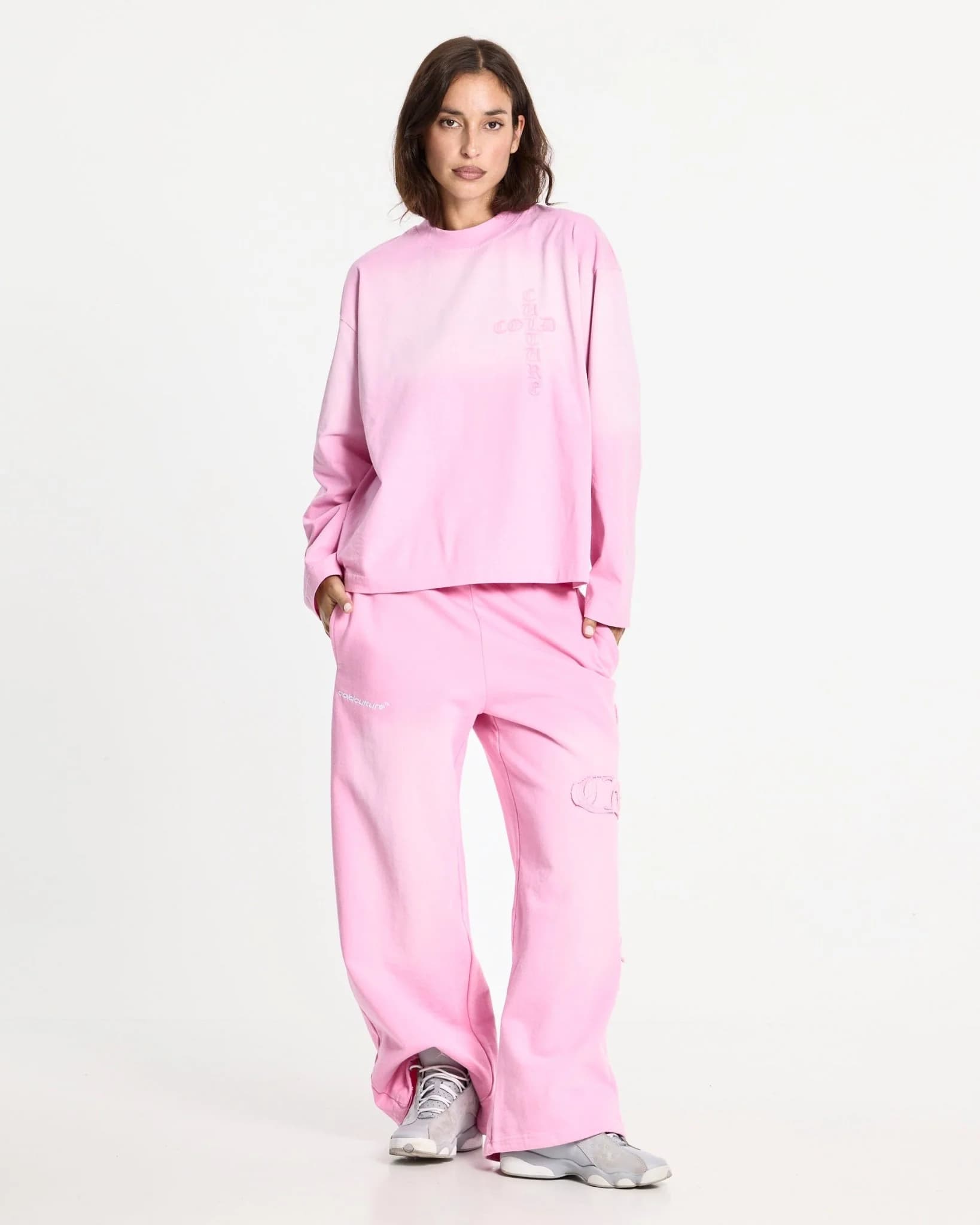 CROSSED LONGSLEEVE PINK 9