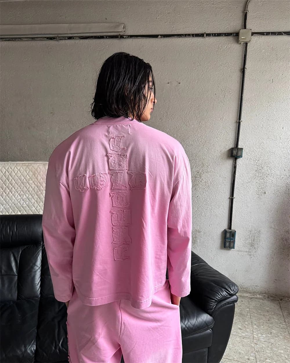 CROSSED LONGSLEEVE PINK 11