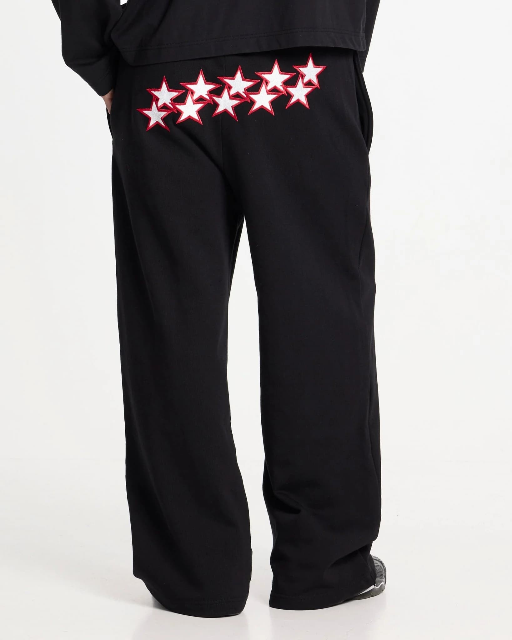 STARS SWEATPANTS BLACK 2
