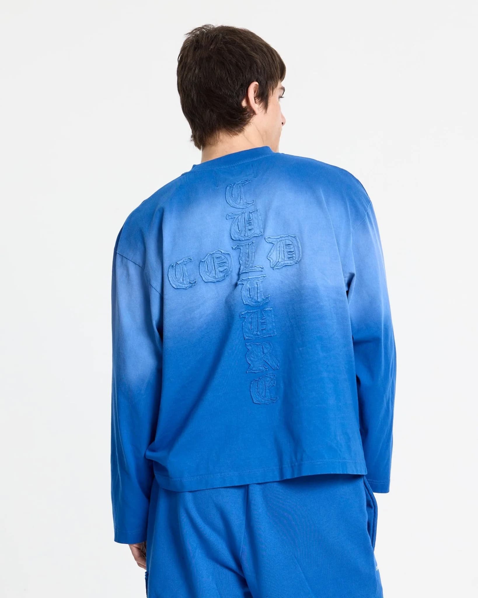 CROSSED LONGSLEEVE BLUE 4