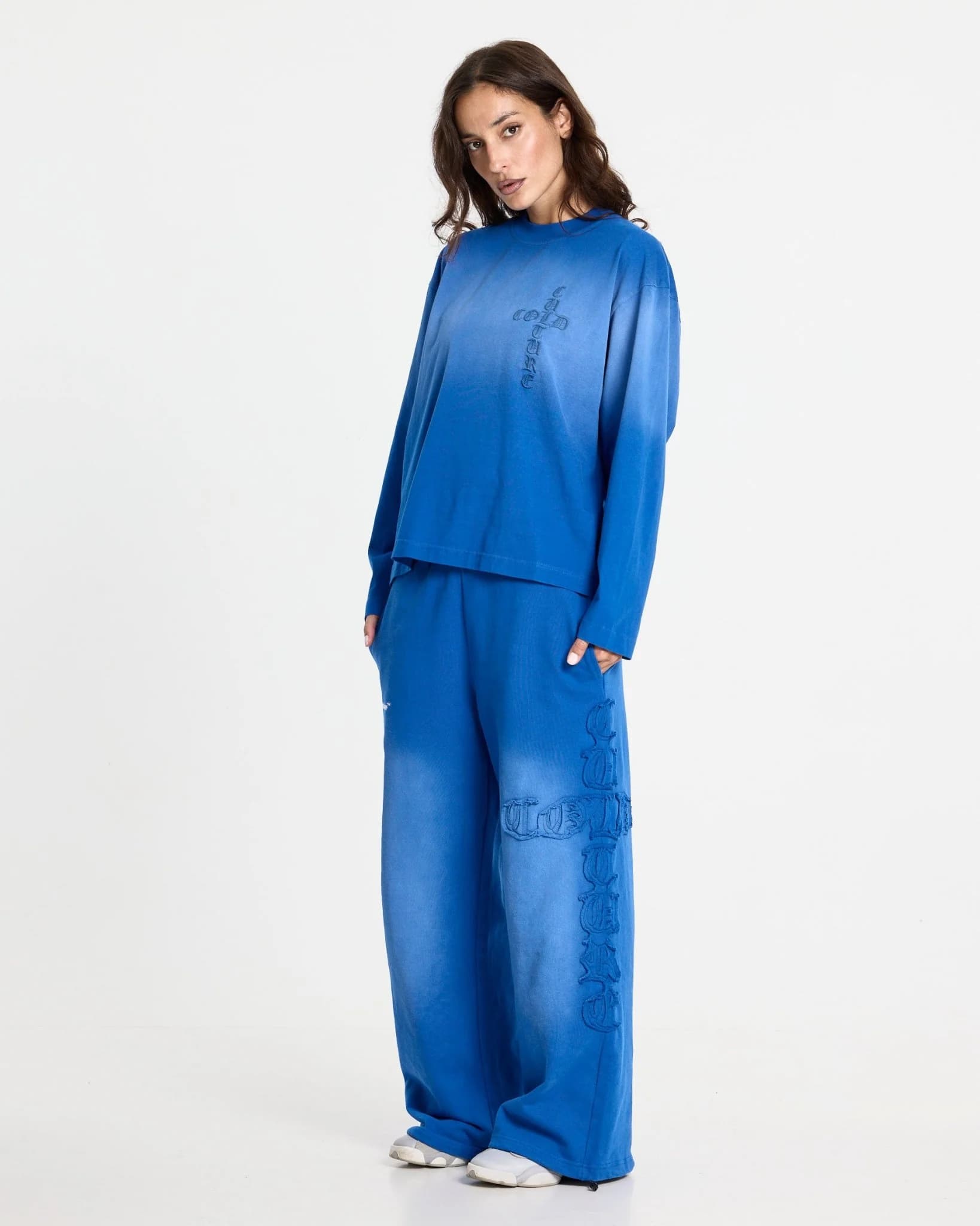 CROSSED LONGSLEEVE BLUE 9