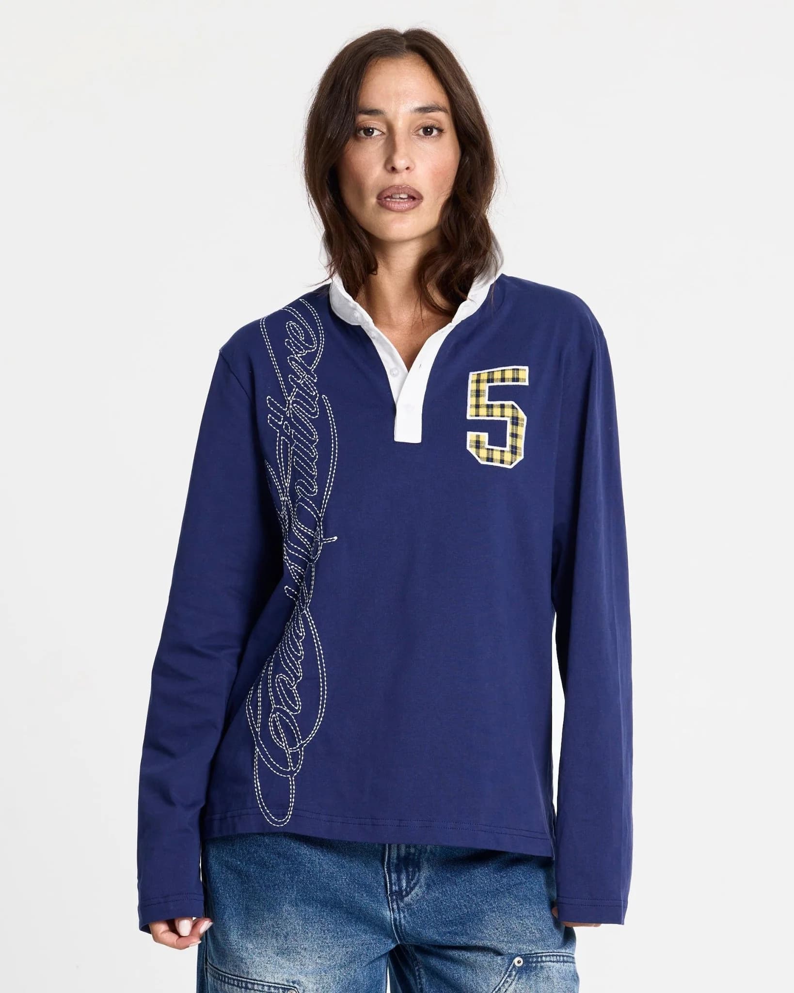 WINDSOR LONGSLEEVE POLO NAVY 7