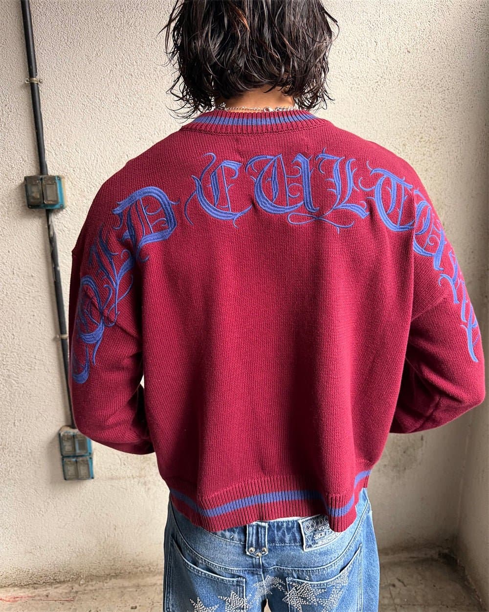ARCHIVE GOTHIC KNIT RED 7