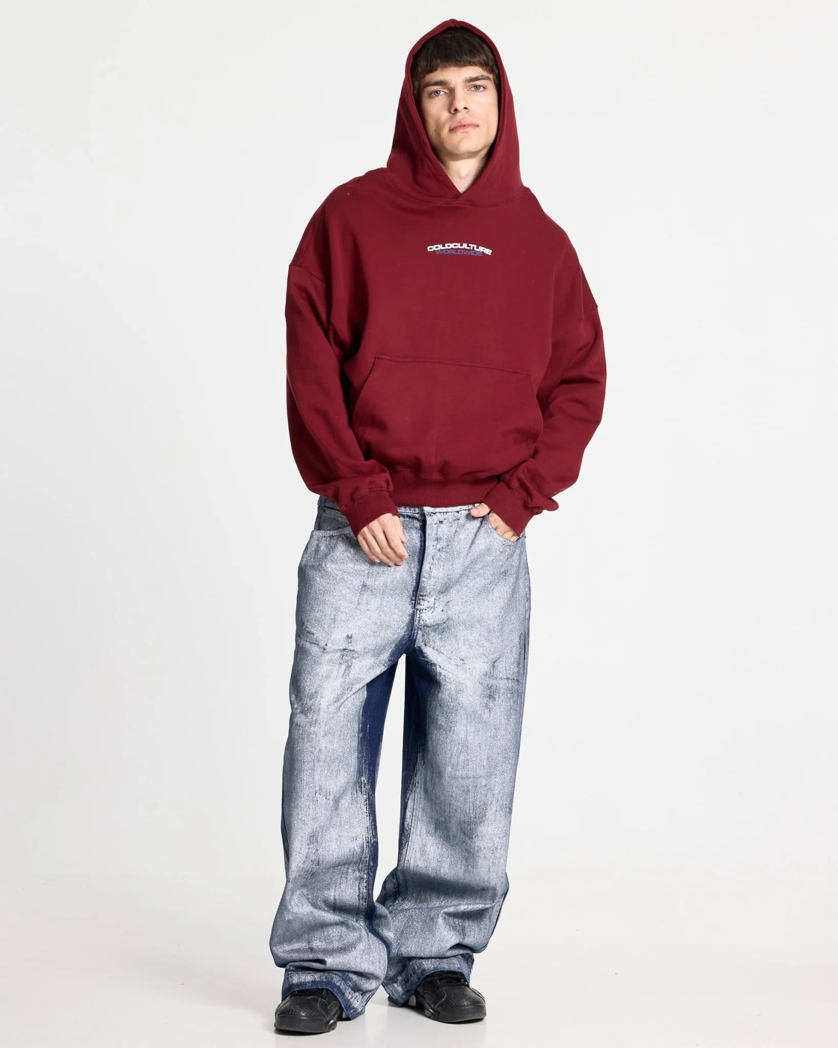 HOLESHOT HOODIE BURGUNDY 6