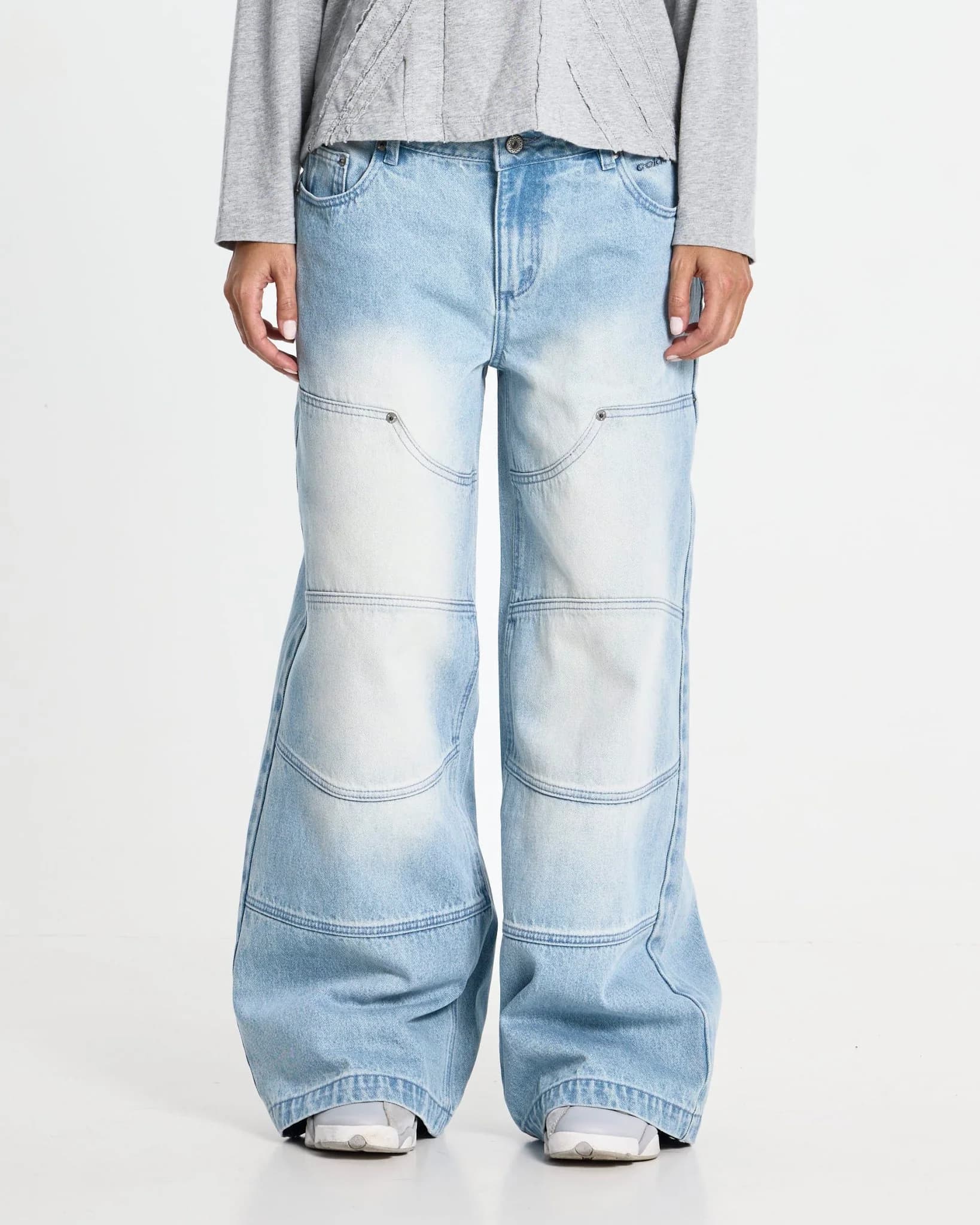 VERA LOOSE PANTS LIGHT BLUE 3