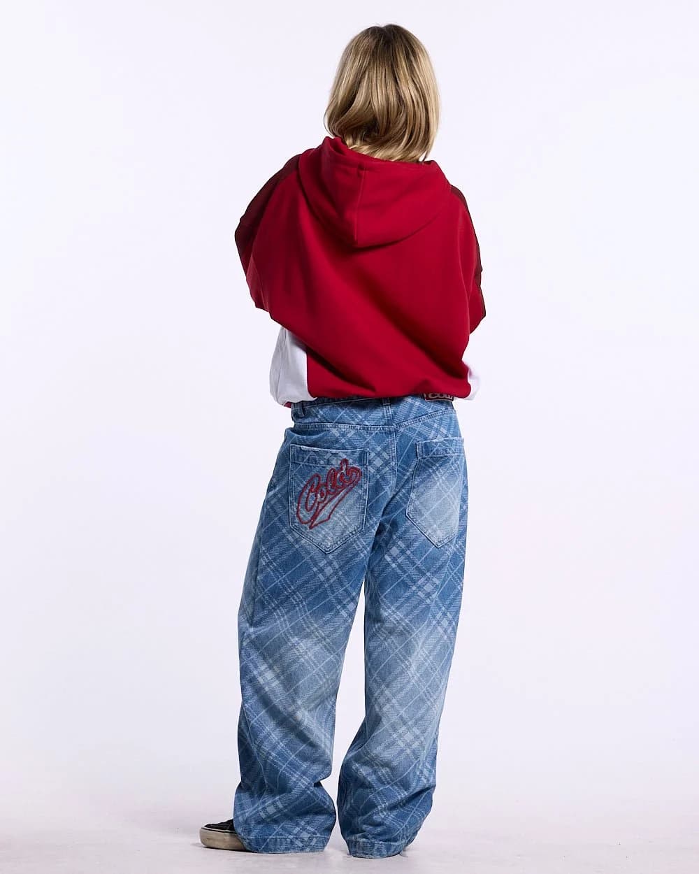 SPEED SPOKE HOODIE RED AND BURGUNDY 10