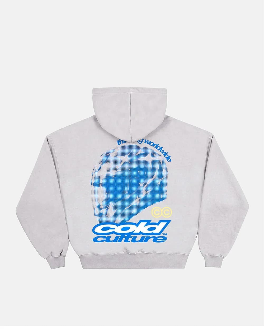VALENTINO HOODIE HEATHER GREY by COLD CULTURE