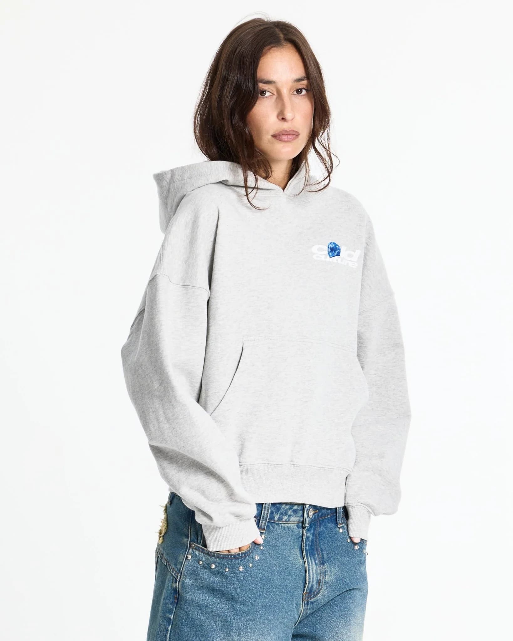 VALENTINO HOODIE HEATHER GREY 8