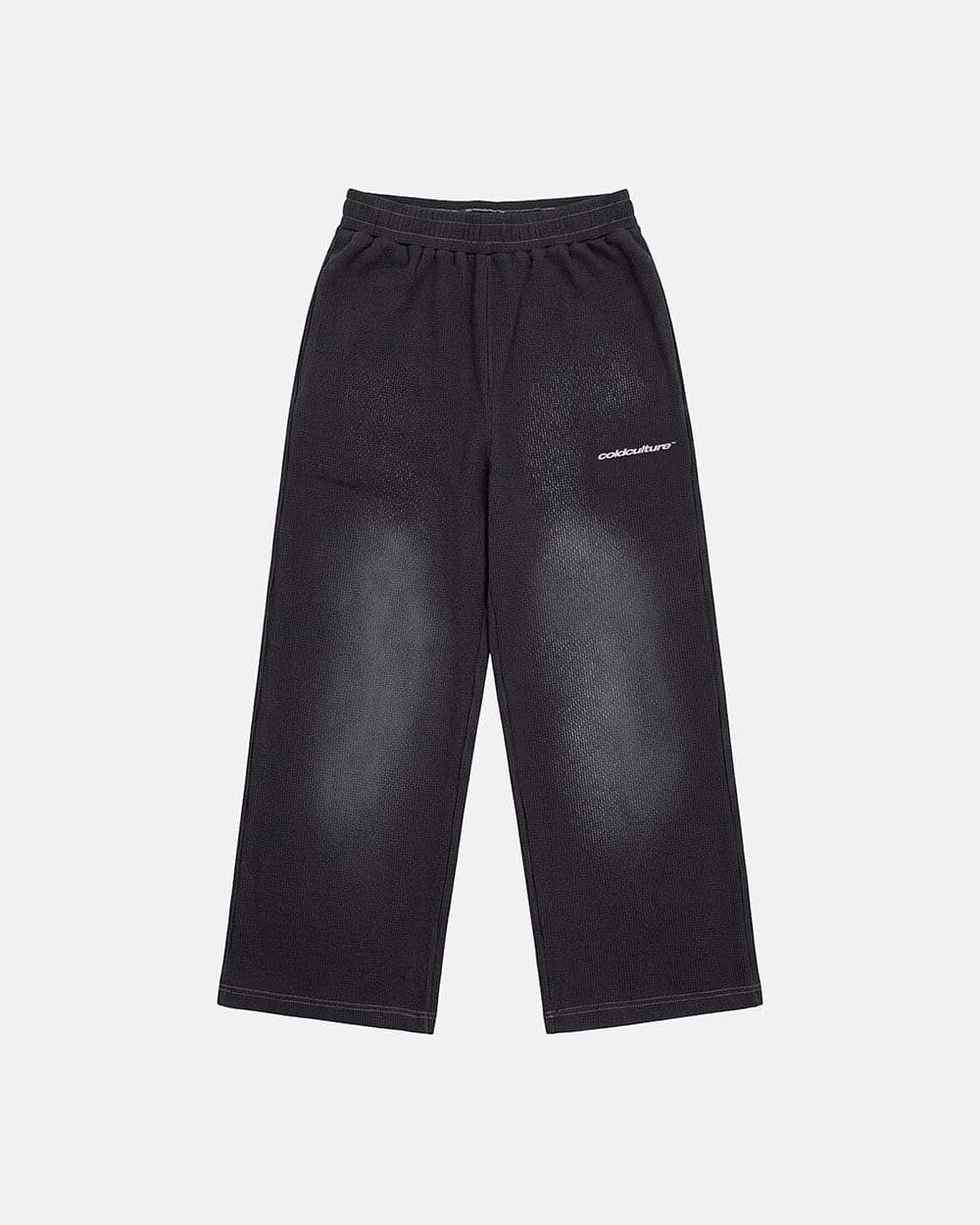 TROPICAL WAFFLE PANTS DARK GREY 3