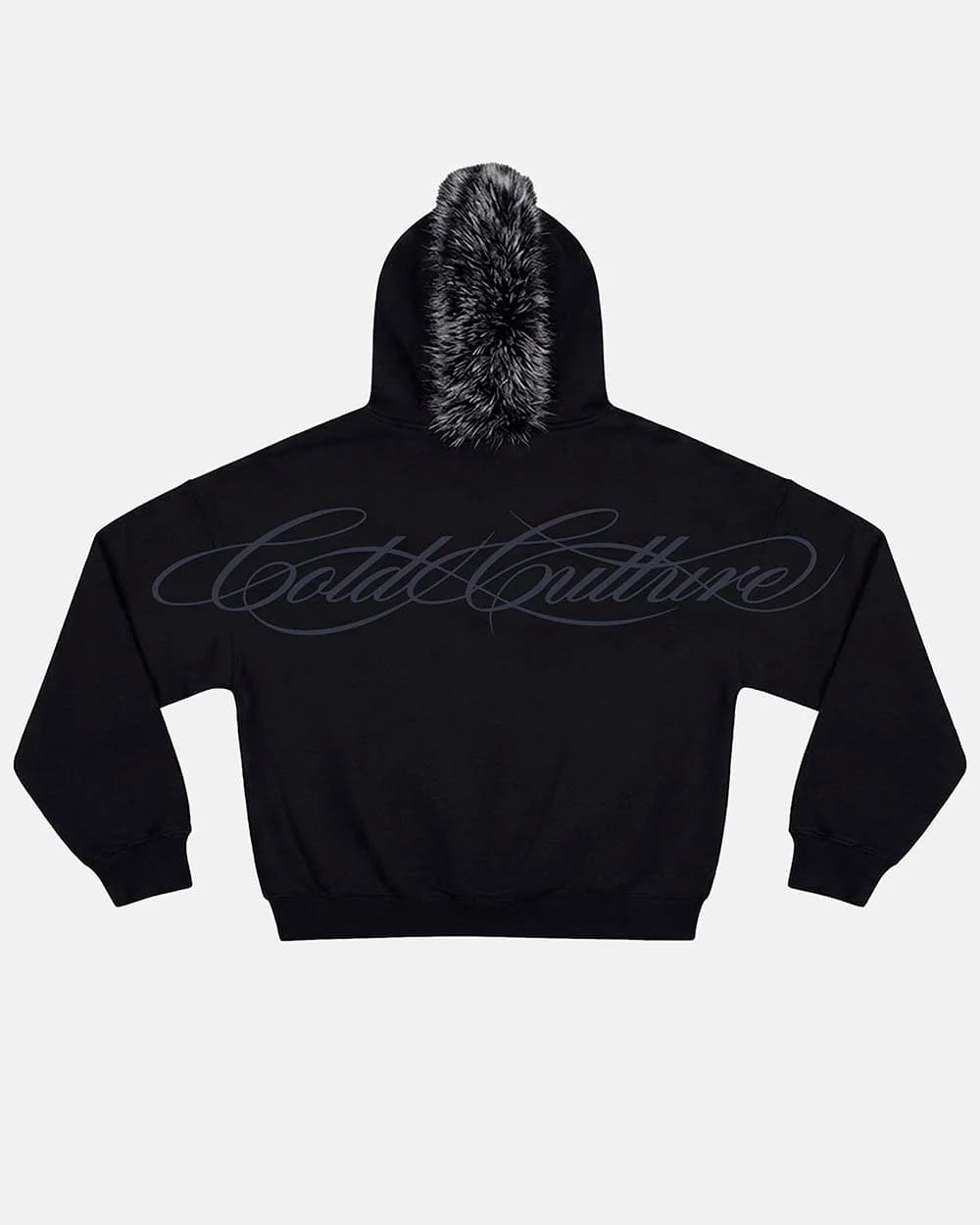 HAIRY HOODIE BLACK 3