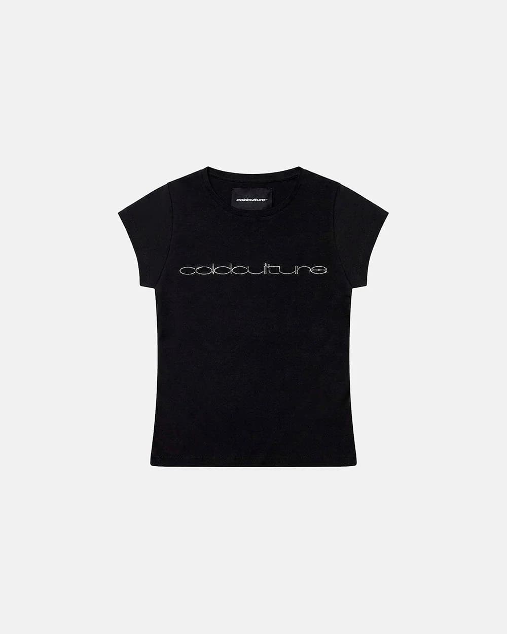 CRYSTAL BABY TEE BLACK 2