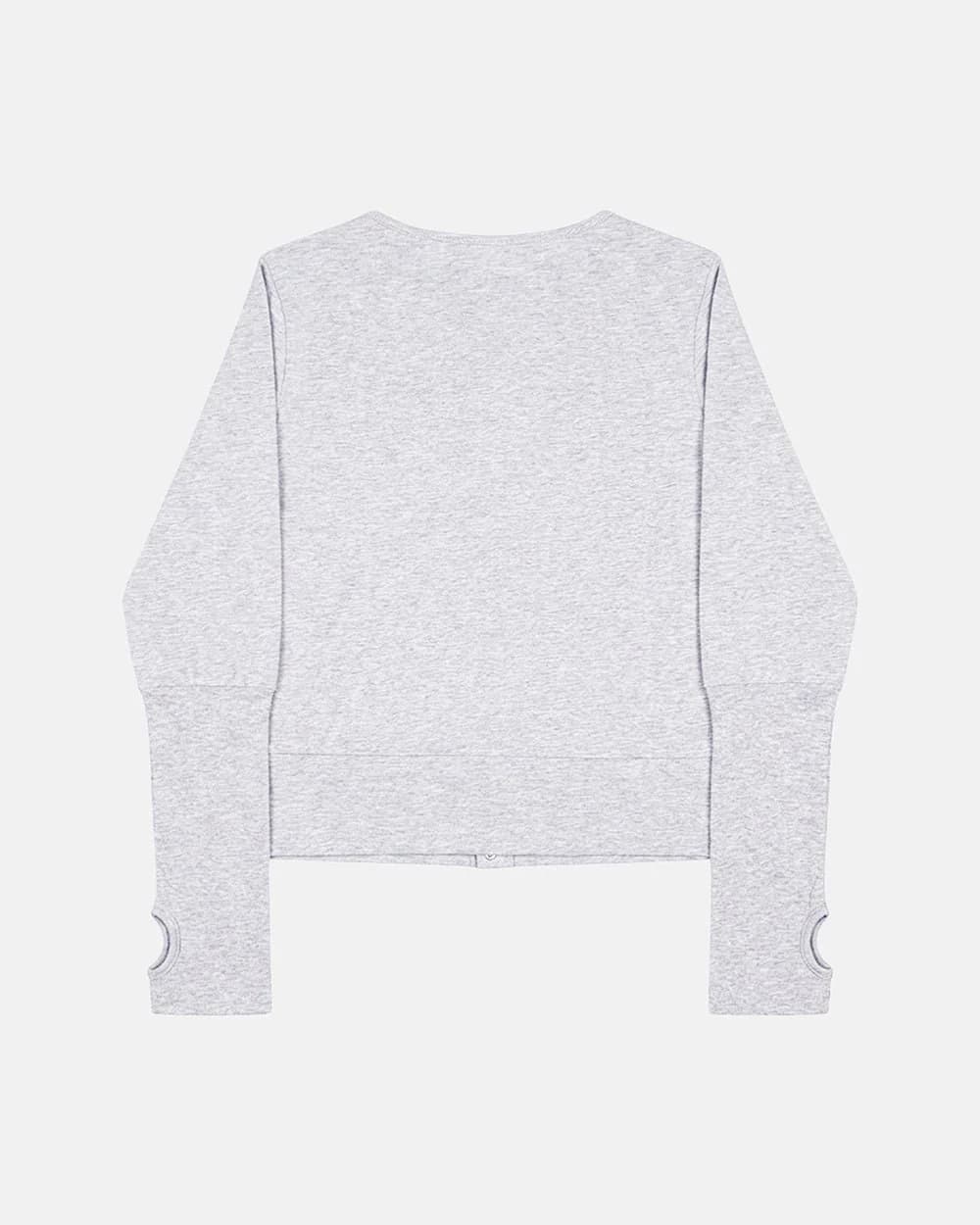 LONGSLEEVE HEATHER GREY 4