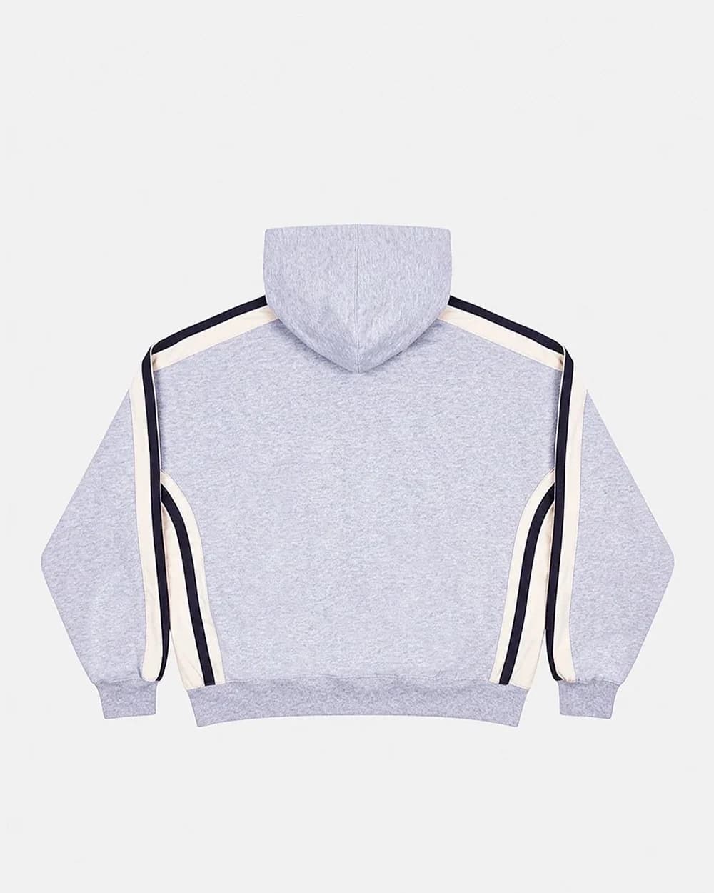 BIKER ZIP HOODIE HEATHER GREY 3