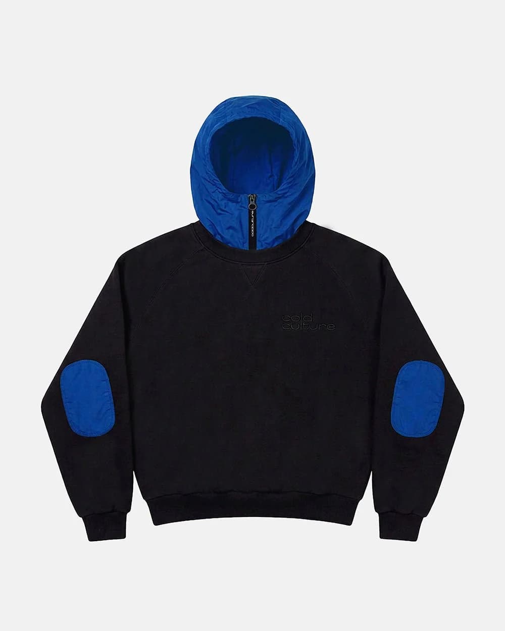INTERCEPT CREWNECK BLACK AND NAVY by COLD CULTURE