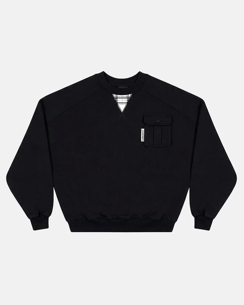 AUTHORITY CREWNECK BLACK by COLD CULTURE