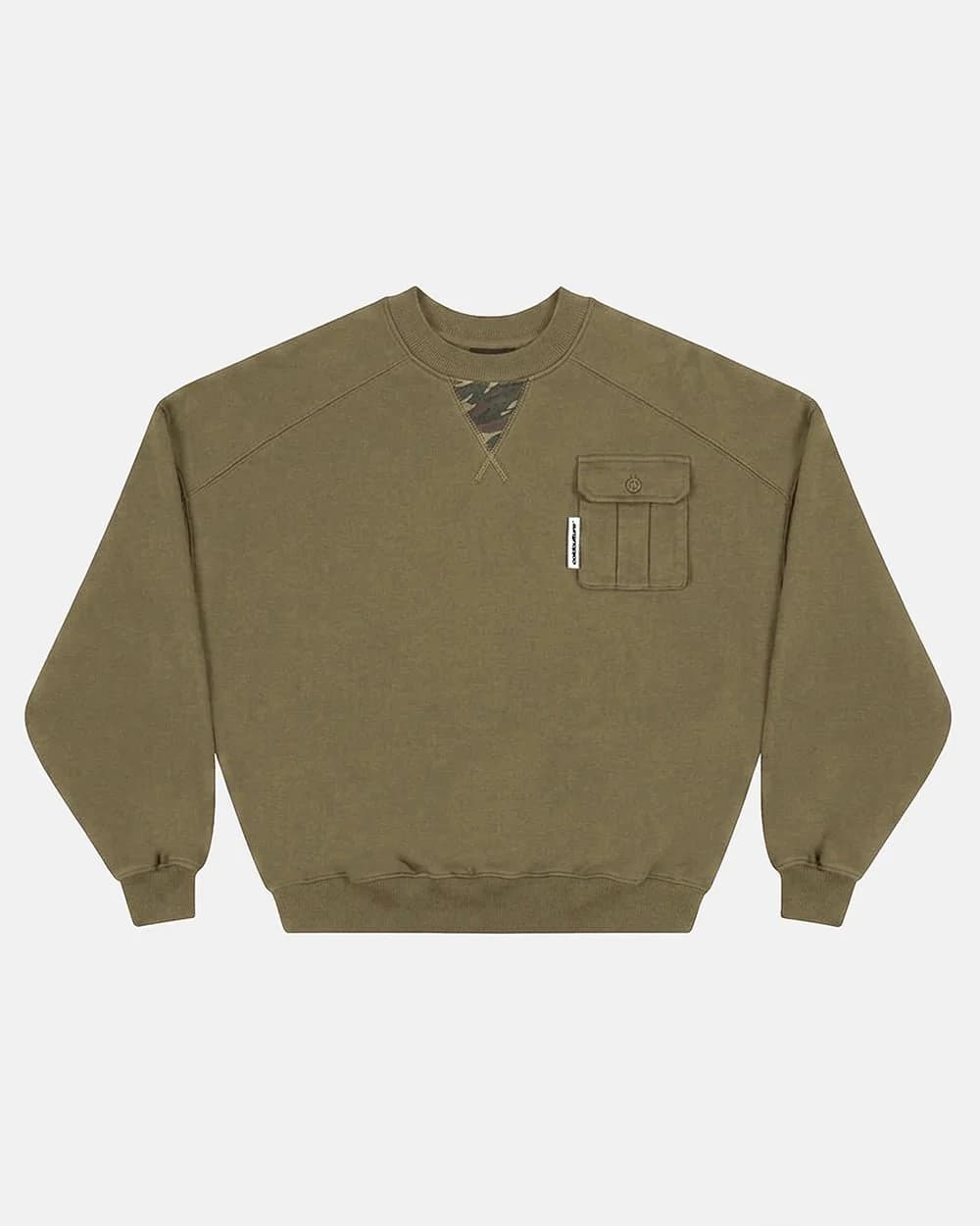 AUTHORITY CREWNECK MILITAR GREEN by COLD CULTURE