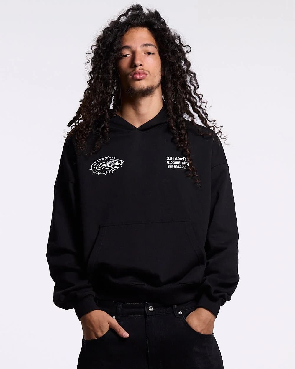WOLFY HOODIE BLACK 4