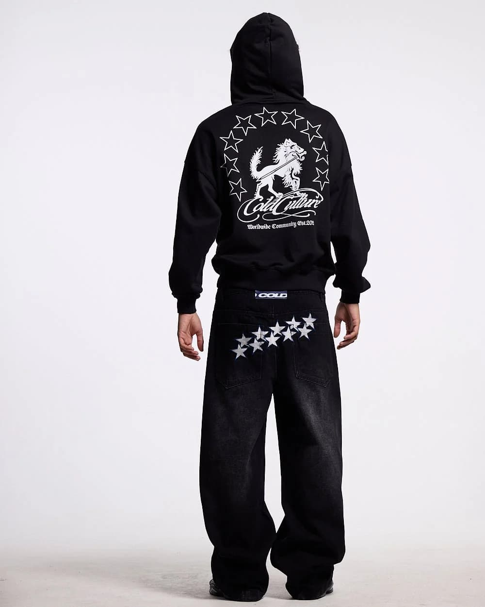 WOLFY HOODIE BLACK 8