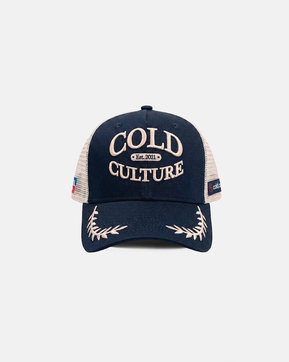 SCOUT CAP NAVY AND OFF-WHITE by COLD CULTURE