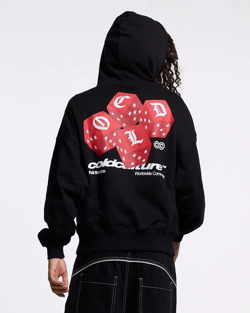ROLL THE DICE HOODIE BLACK 2