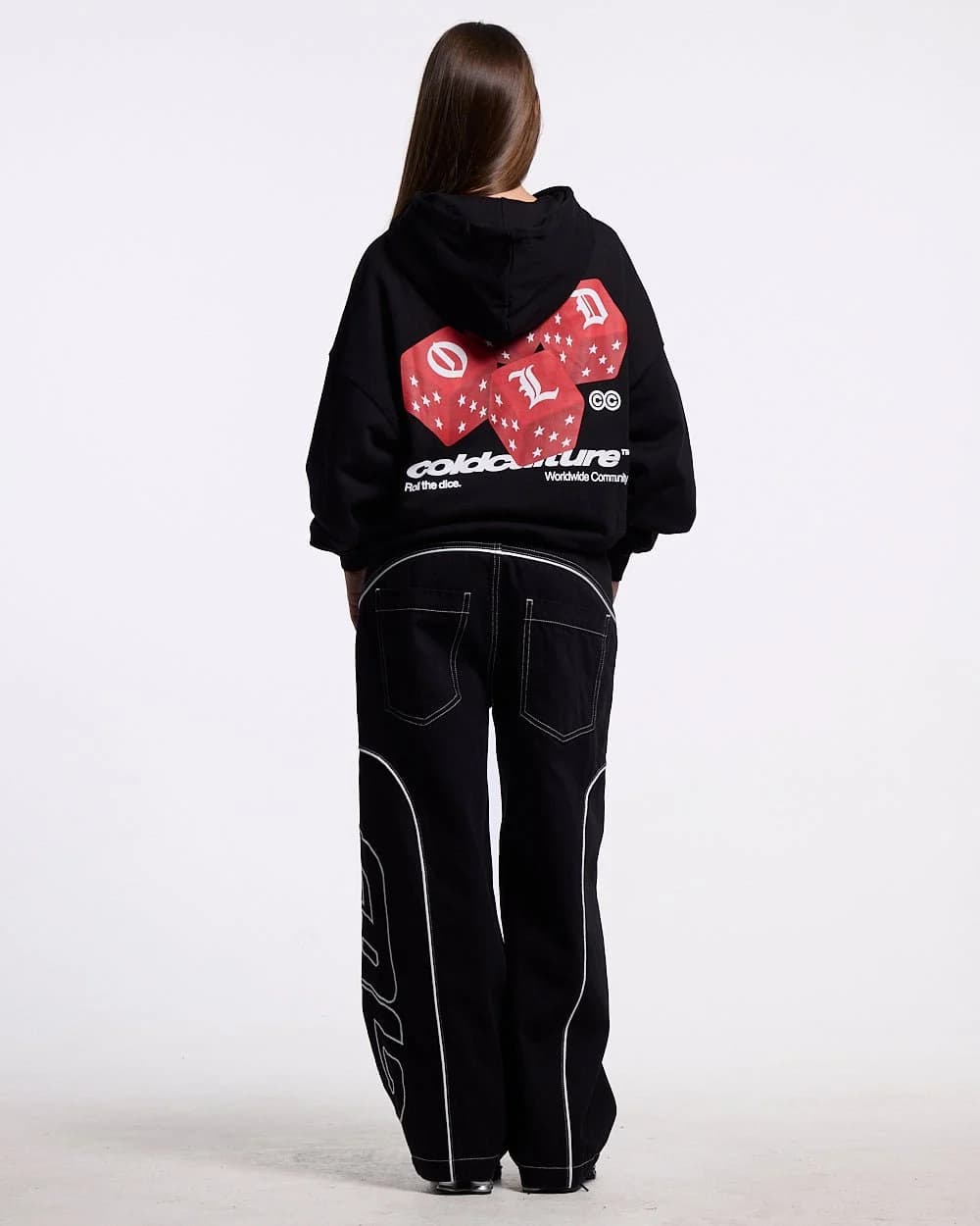ROLL THE DICE HOODIE BLACK 10