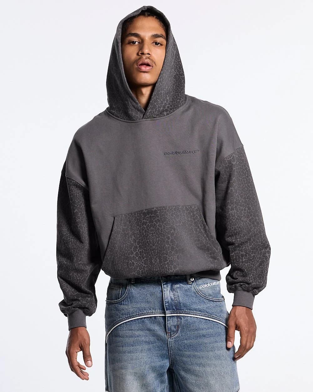 STRIPE HOODIE GREY 2