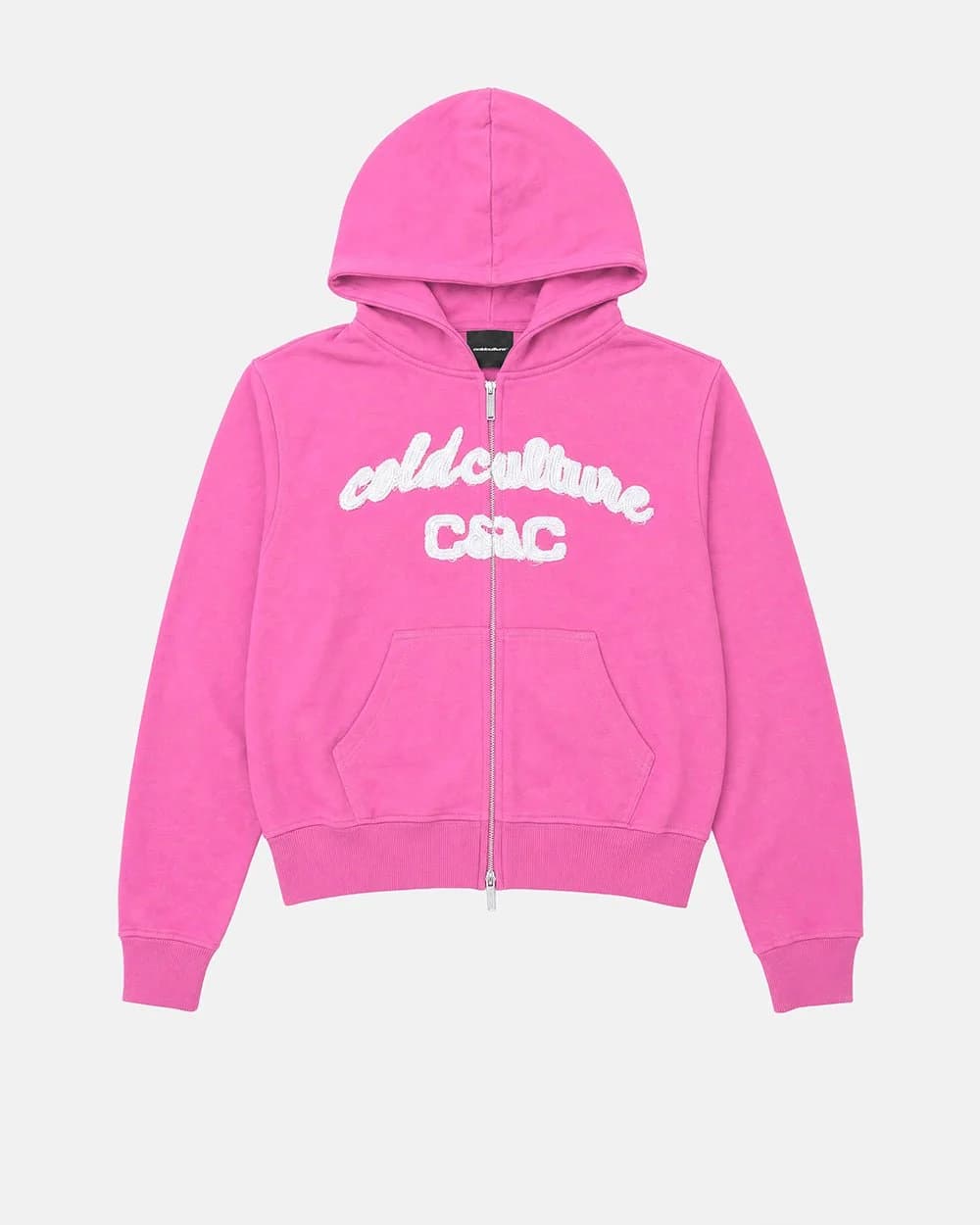 COLLEGE 55 ZIP HOODIE PINK 2
